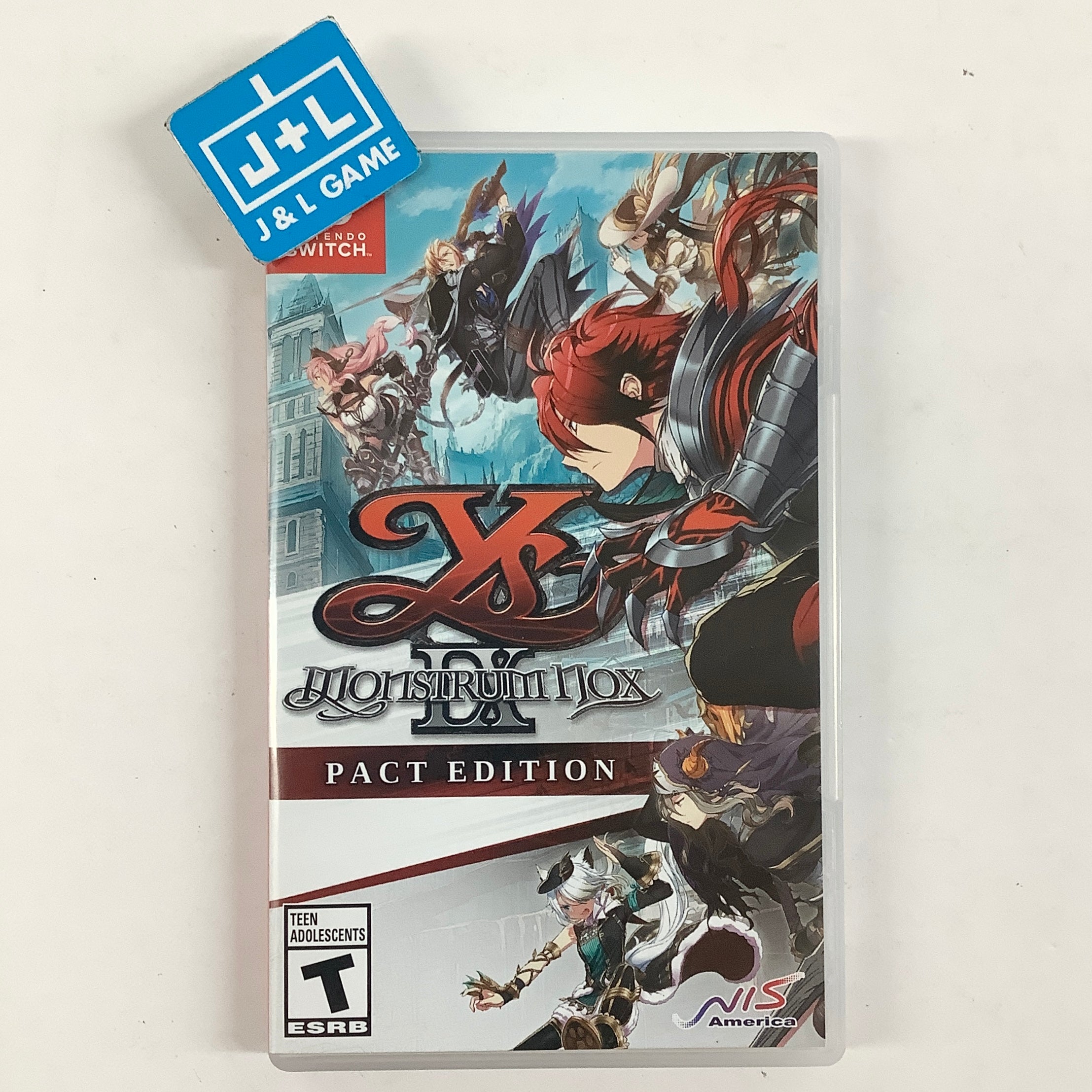 Ys IX: Monstrom Nox (Pact Edition) - (NSW) Nintendo Switch [Pre-Owned] Video Games NIS America