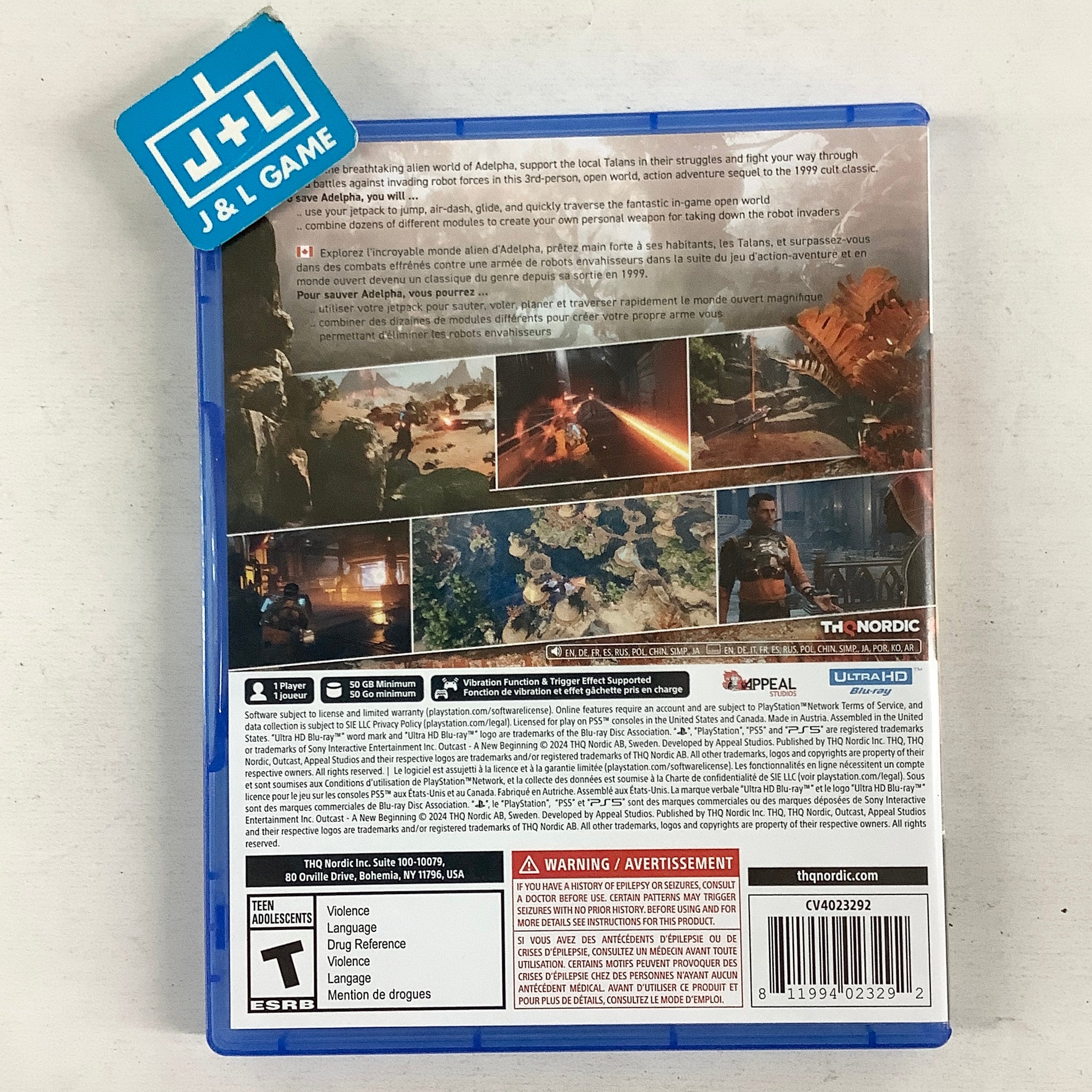 Outcast: A New Beginning – (PS5) PlayStation 5 [Pre-Owned] Video Games THQ Nordic