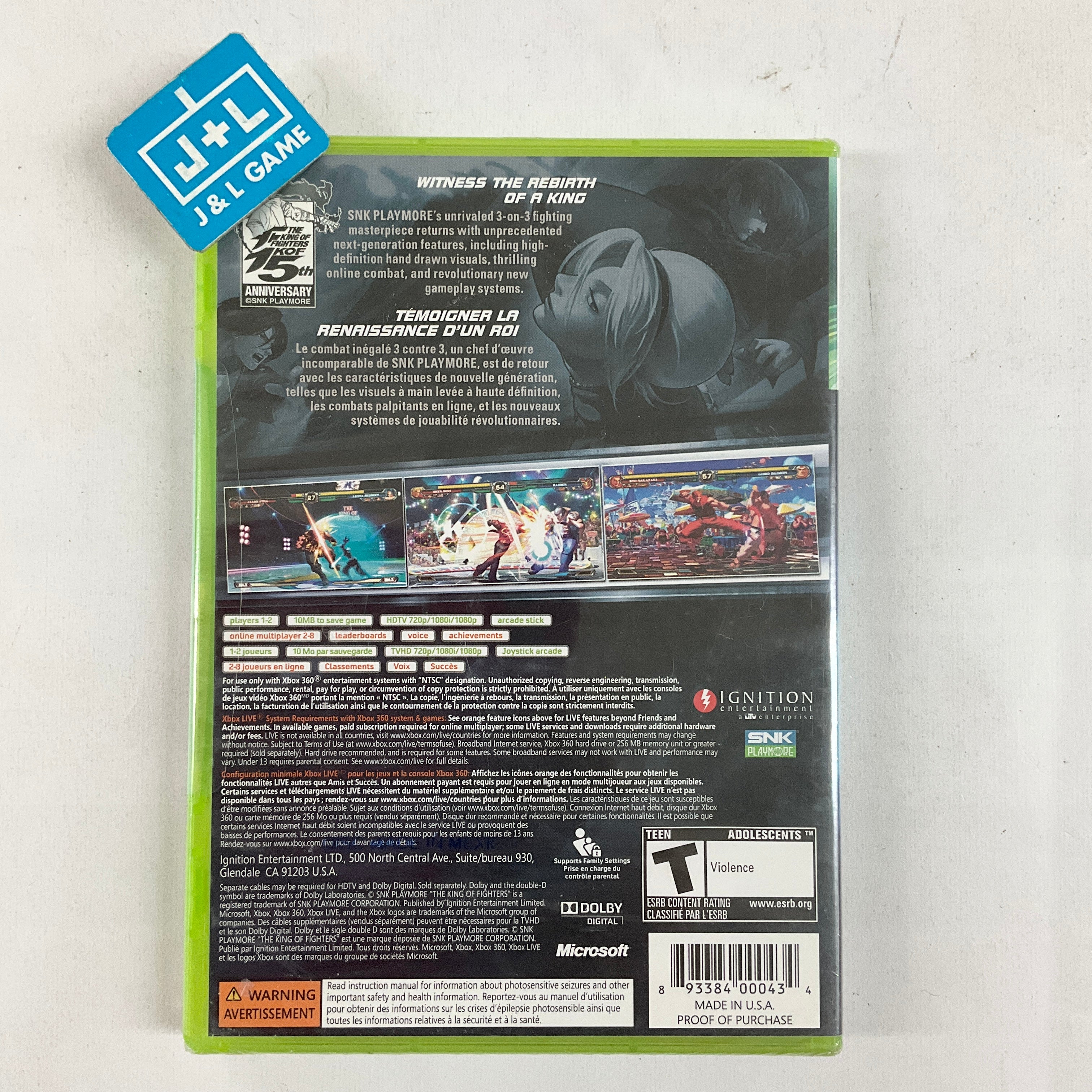 The King of Fighters XII - Xbox 360 Video Games Ignition Entertainment