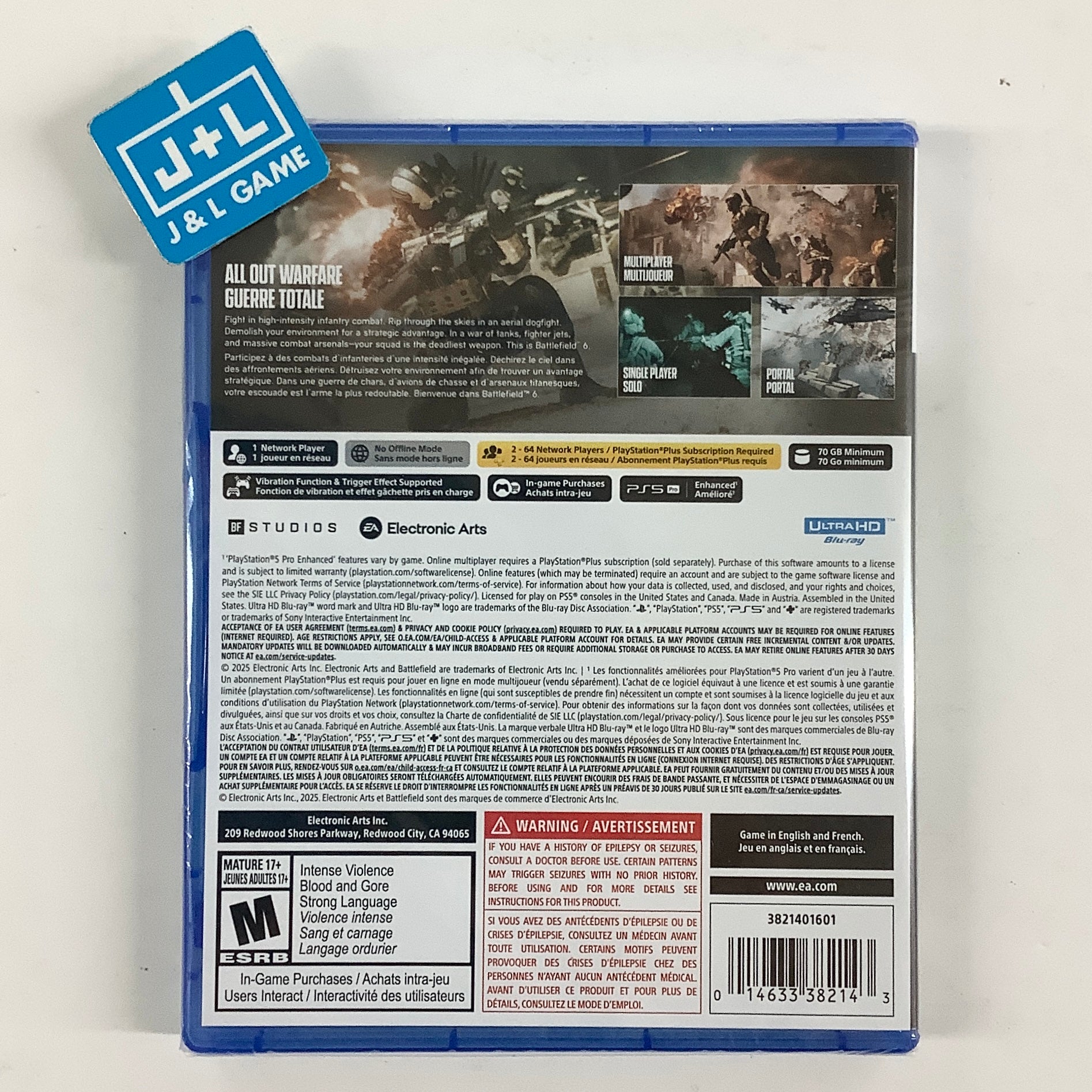 Battlefield 6 - (PS5) PlayStation 5 Video Games Electronic Arts