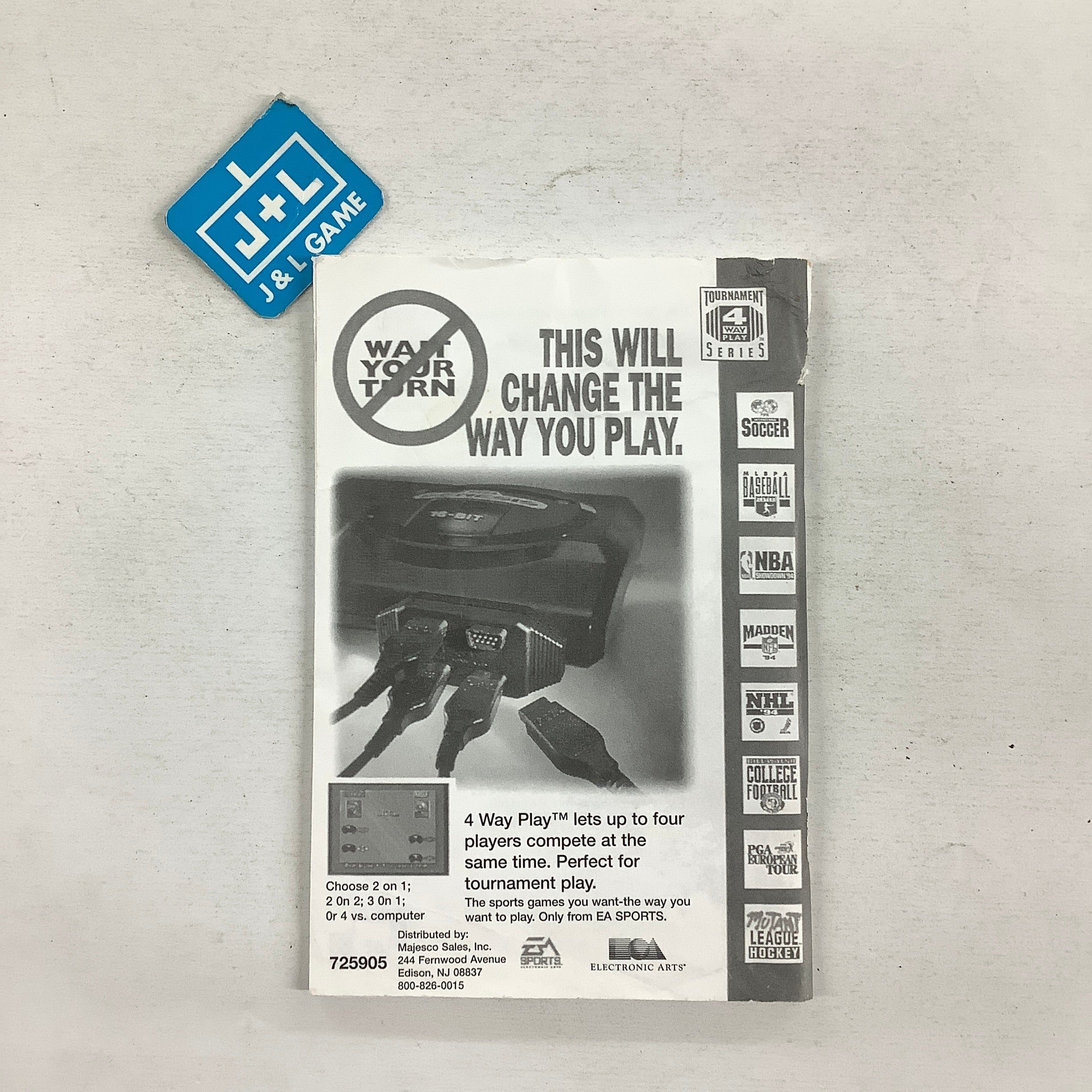 Mario Andretti Racing (PaperBox) - (SG) SEGA Genesis [Pre-Owned] Video Games EA Sports