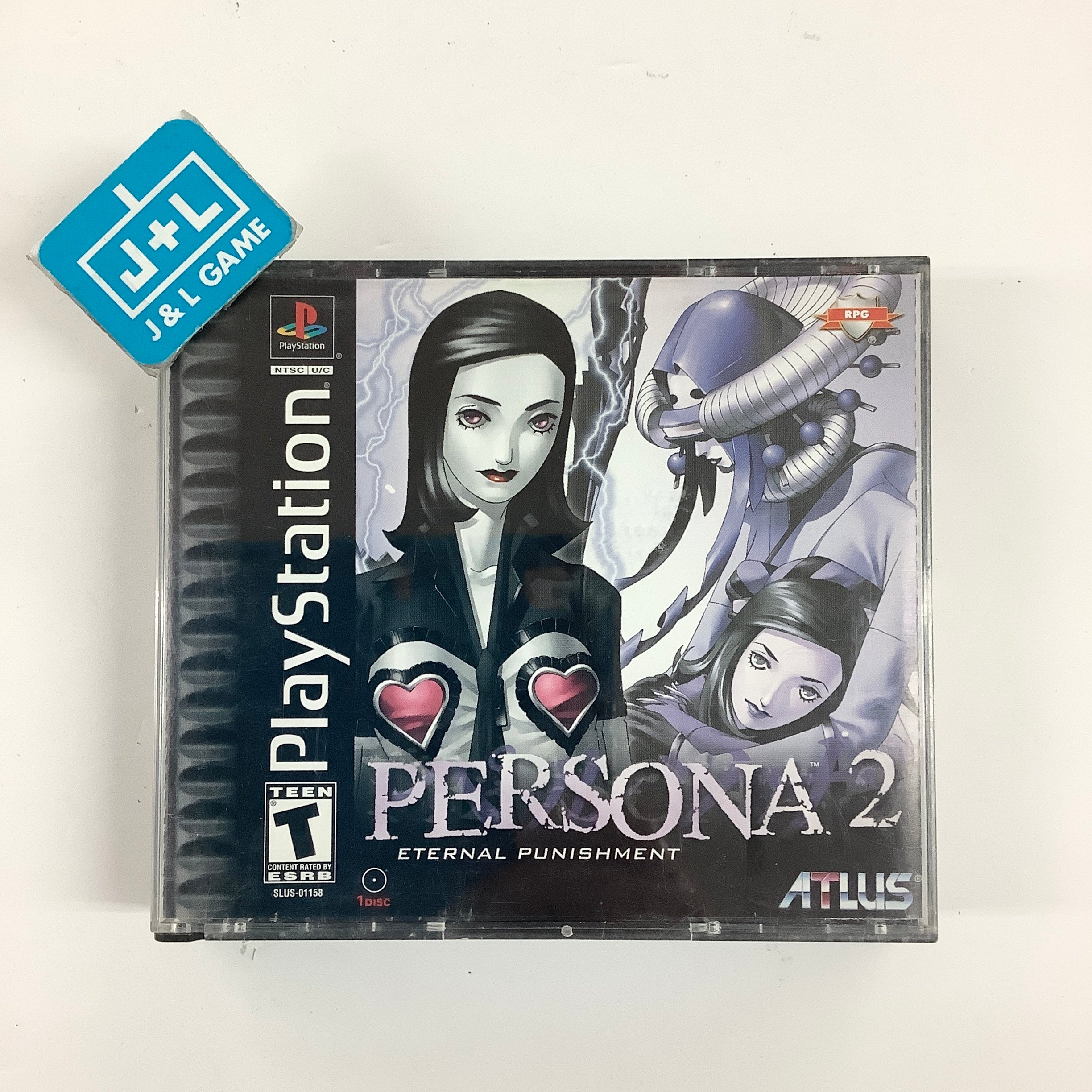 Persona 2: Eternal Punishment - (PS1) PlayStation 1 [Pre-Owned] Video Games Atlus