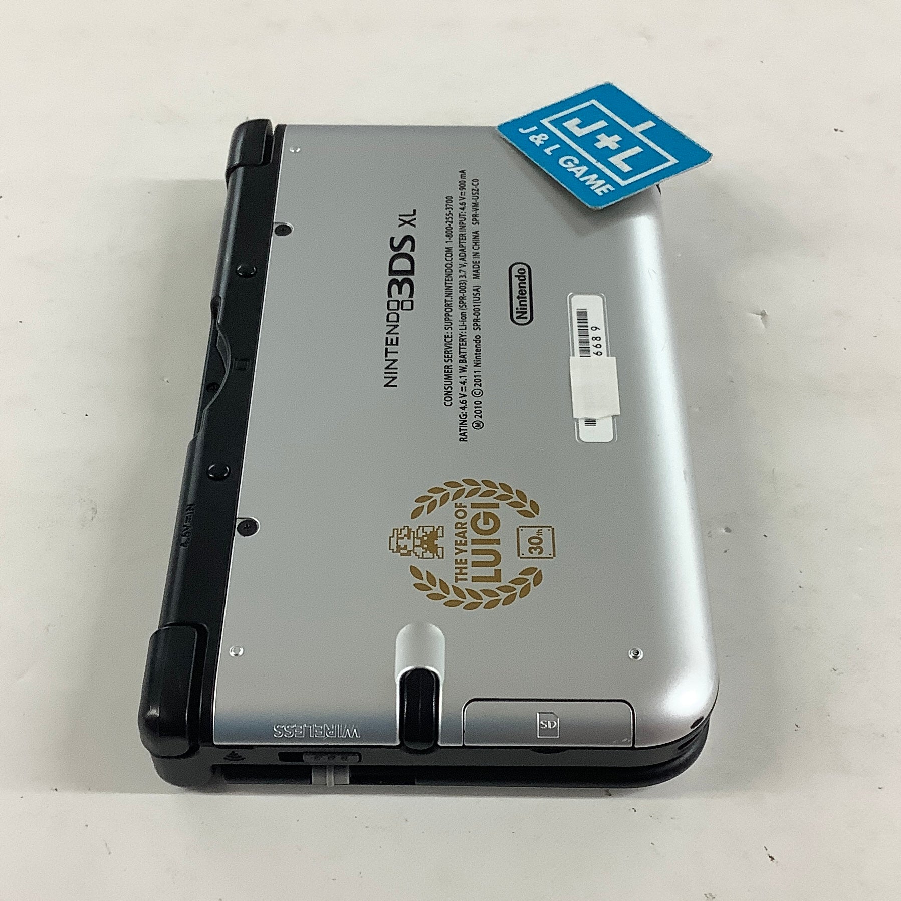 Nintendo 3DS XL Console (Mario & Luigi Silver) - Nintendo 3DS [Pre-Owned] Consoles Nintendo