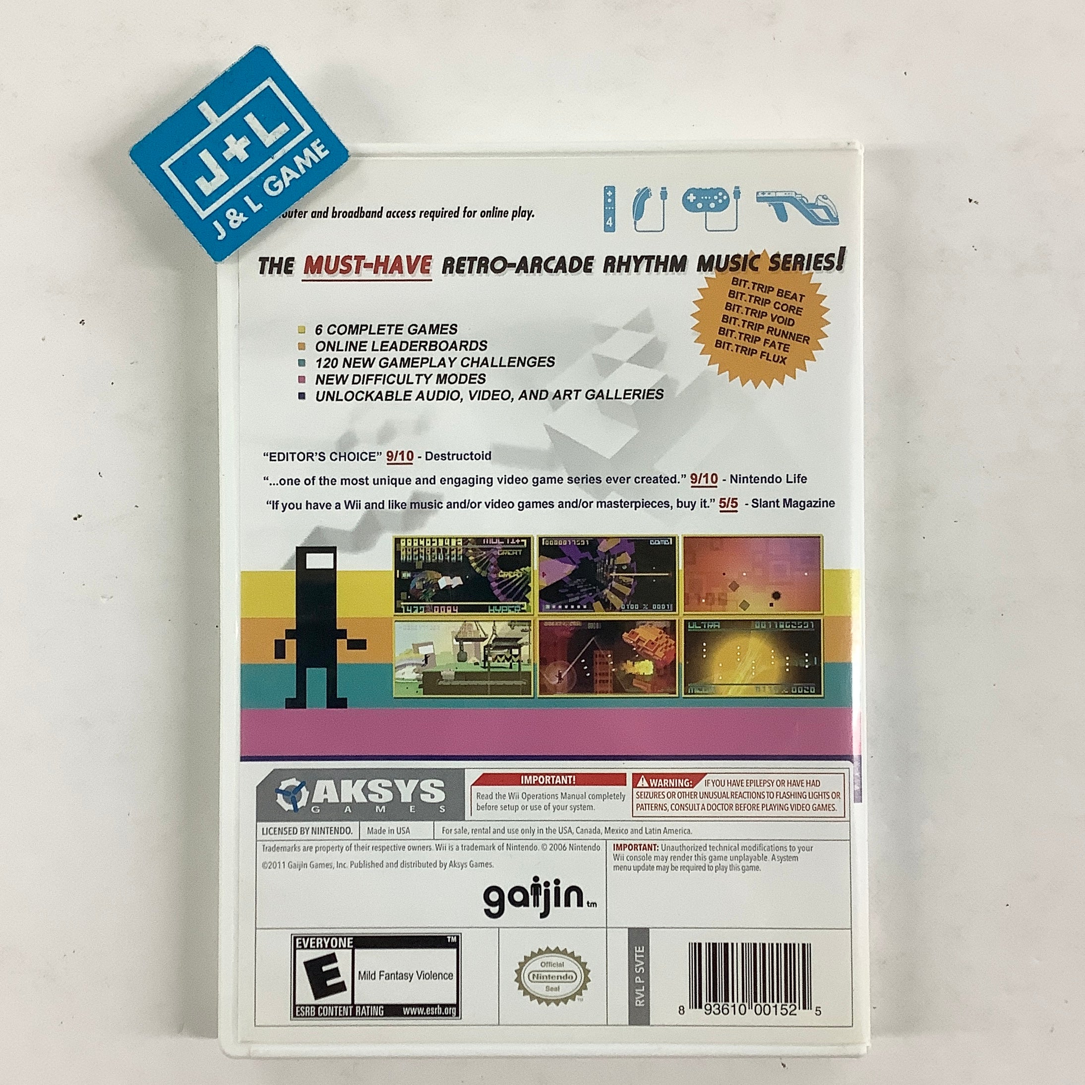 Bit.Trip Complete - Nintendo Wii [Pre-Owned] Video Games Aksys