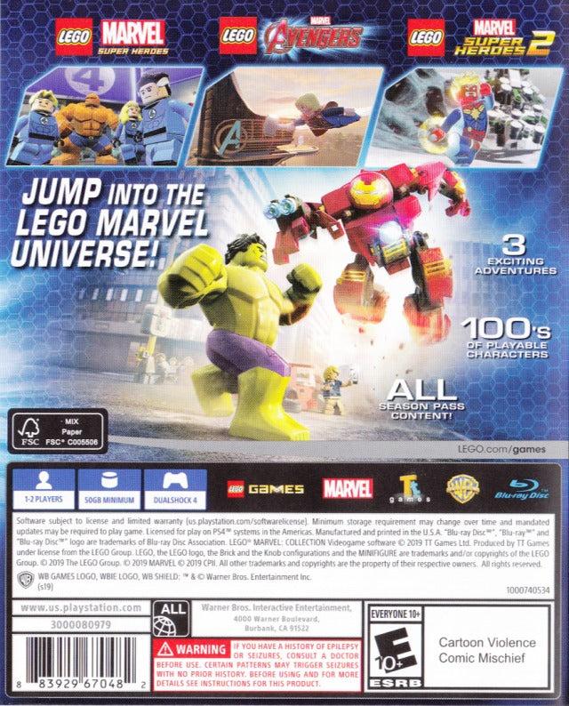 Lego Games Lego Marvel Superheroes Ps4 LEGO Marvel's Avengers