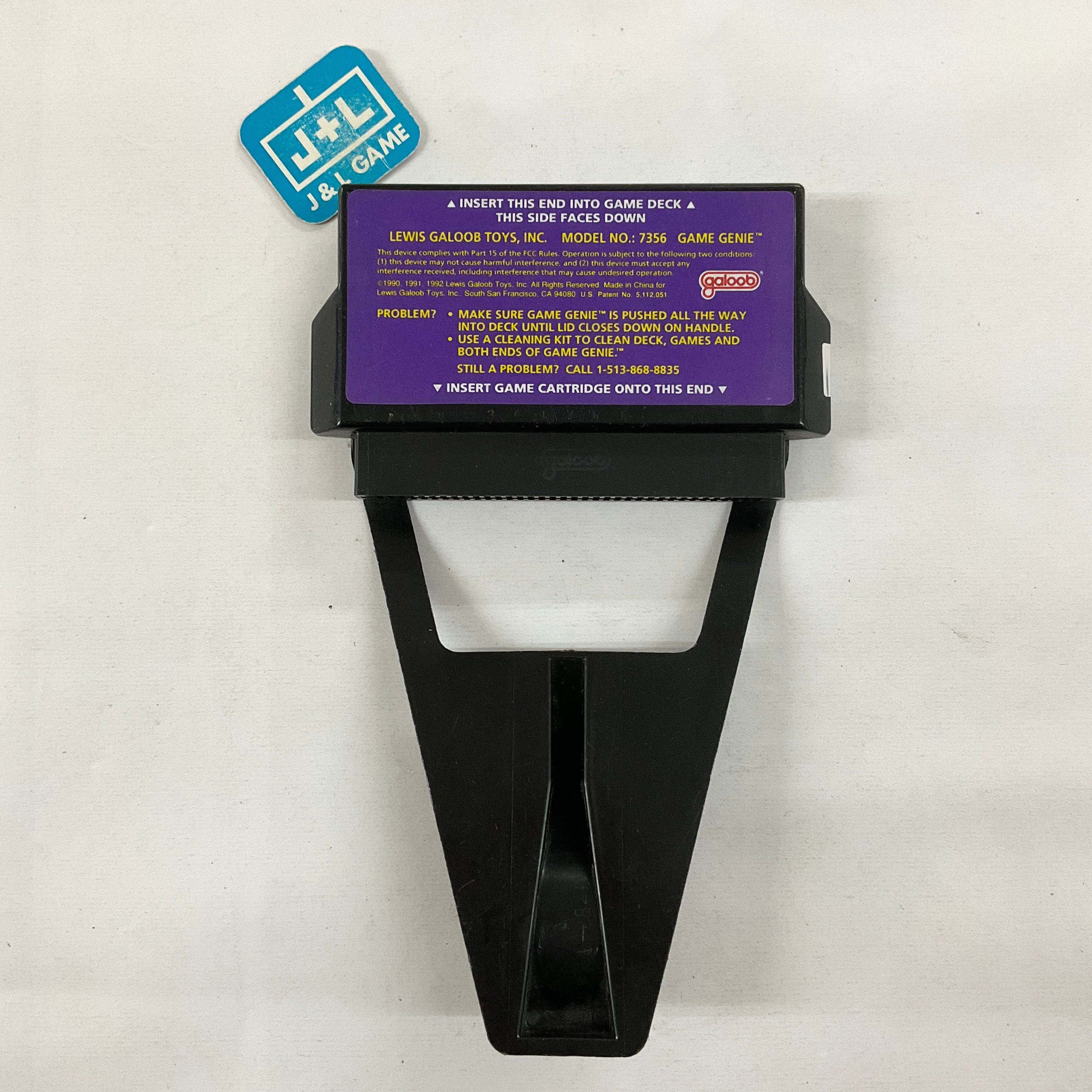 Game Genie Video Game Enhancer (Black) - (NES) Nintendo Entertainment System [Pre-Owned] Accessories Codemasters   