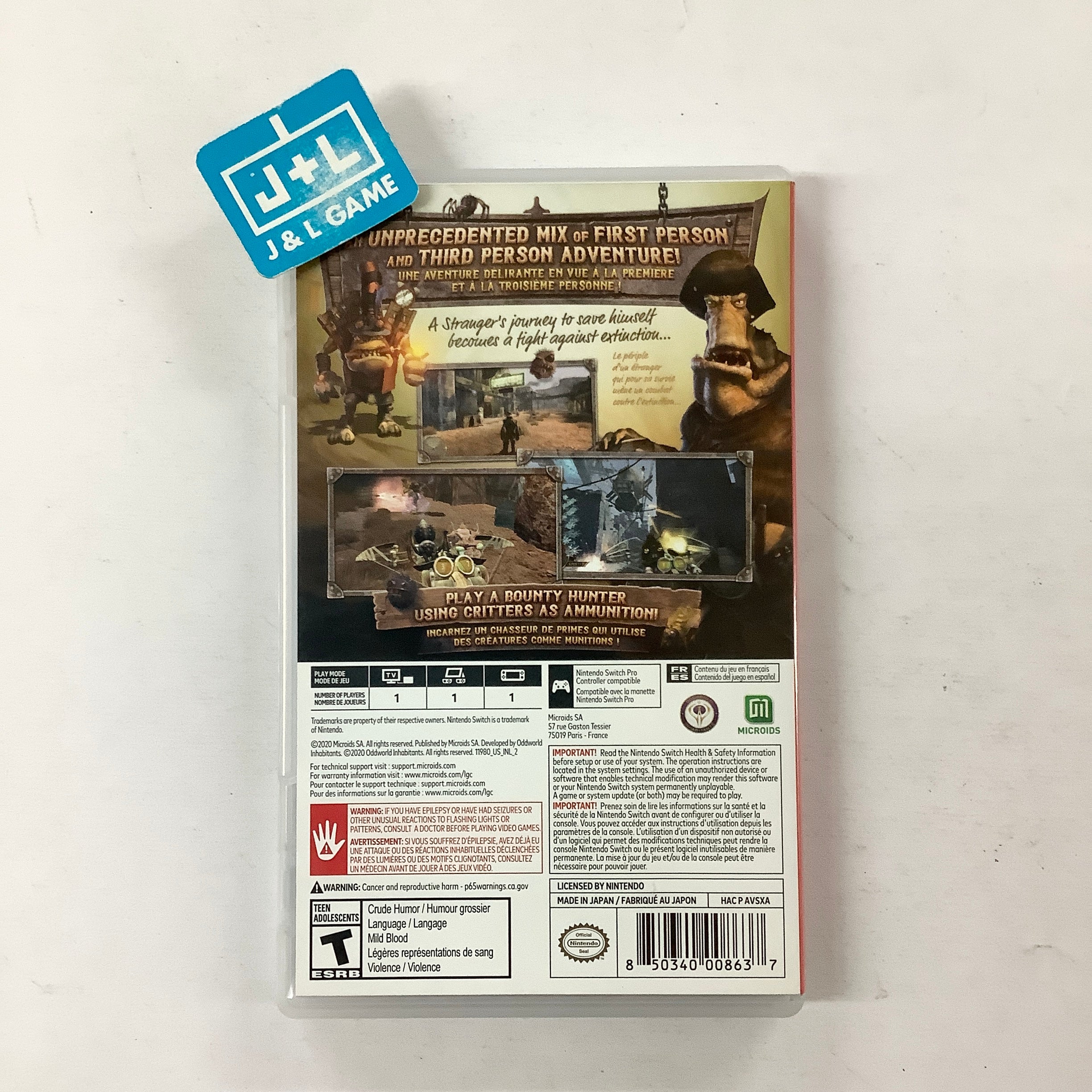 Oddworld: Stranger's Wrath  - (NSW) Nintendo Switch [UNBOXING] Video Games Maximum Games   