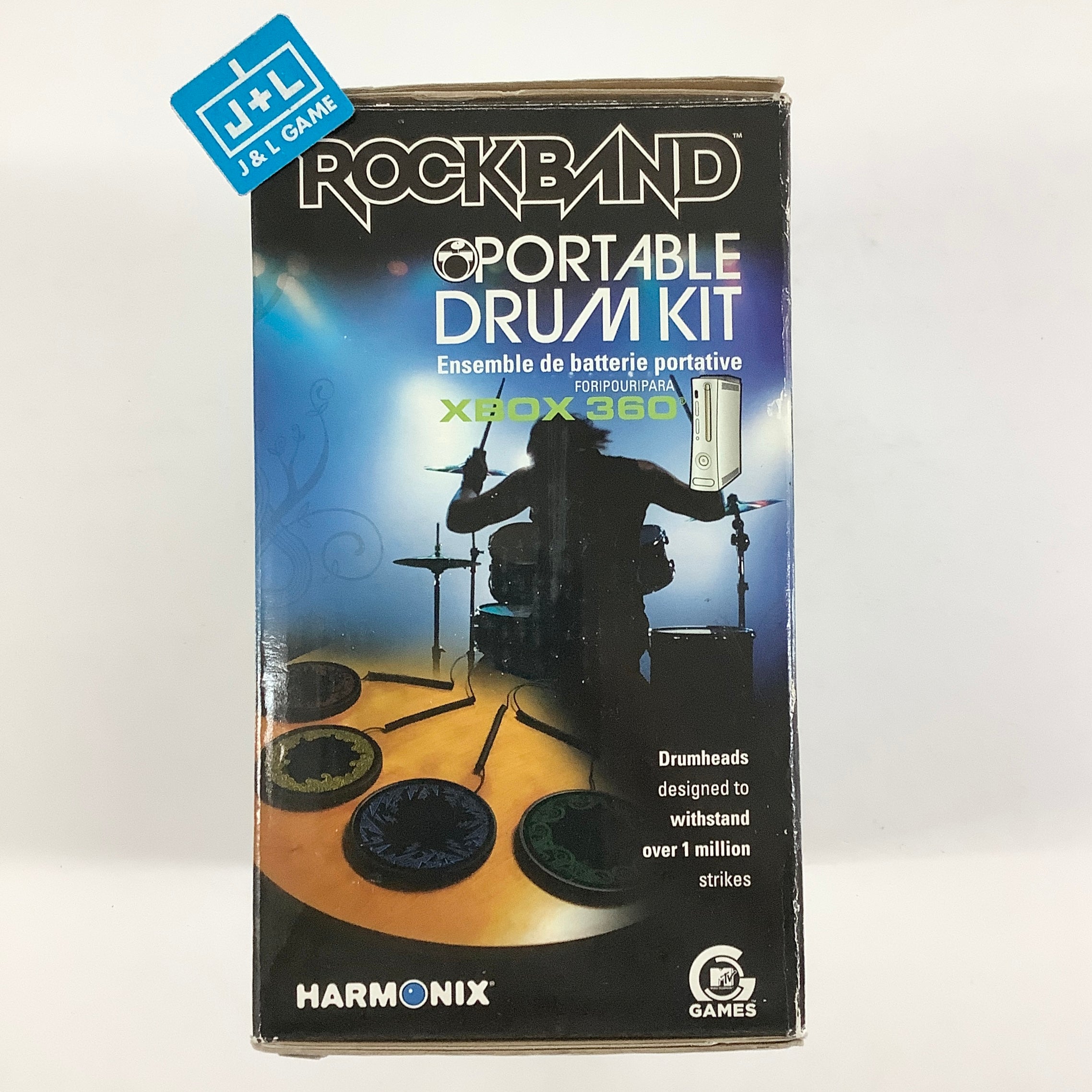 Xbox 360 Harmonix Rock Band Portable Drum Kit - Xbox 360 [Pre-Owned] ACCESSORIES Mad Catz