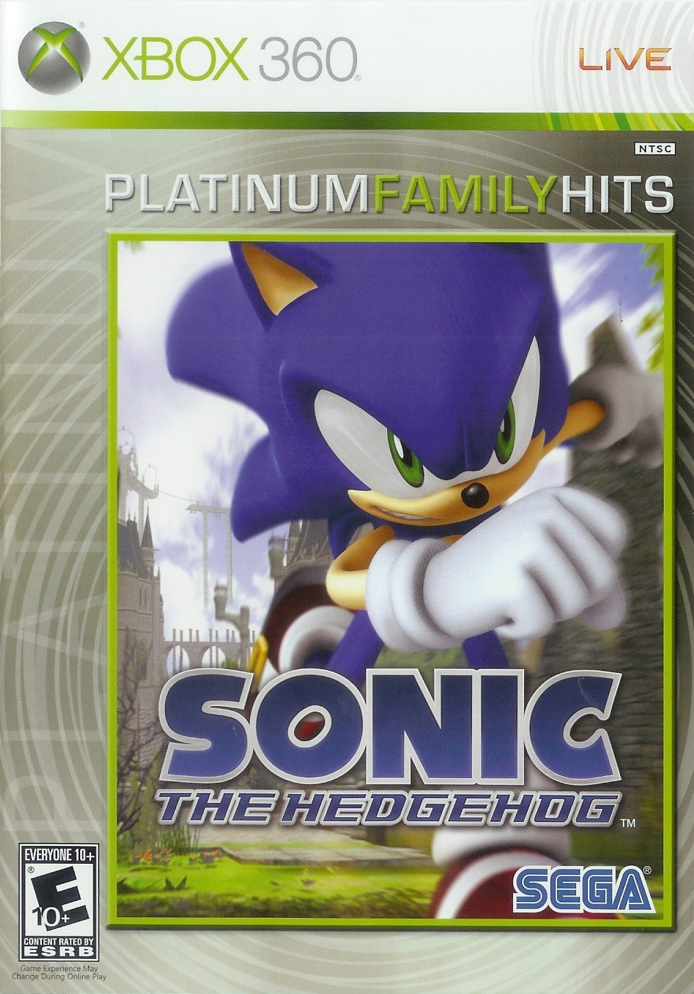 Sonic the Hedgehog (Platinum Family Hits) - Xbox 360 [Pre-Owned] Video Games Sega   