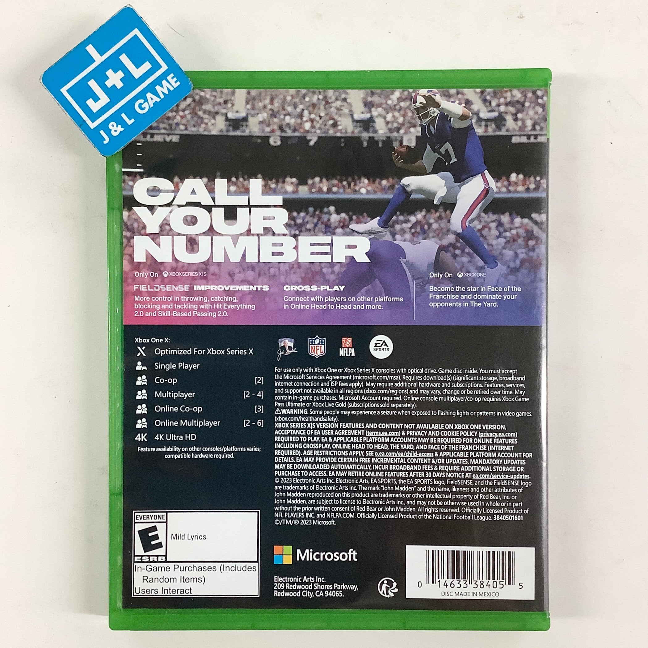 Madden NFL 24 - (XSX) Xbox Series X & (XB1) Xbox One [Pre-Owned] Video Games Electronic Arts