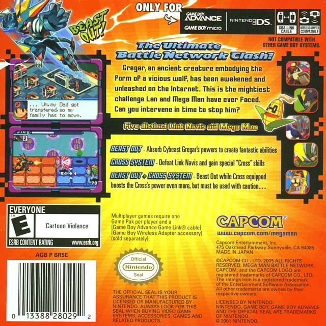 Mega Man Battle Network 6: Cybeast Gregar - (GBA) Game Boy Advance [Pre-Owned] Video Games Capcom   
