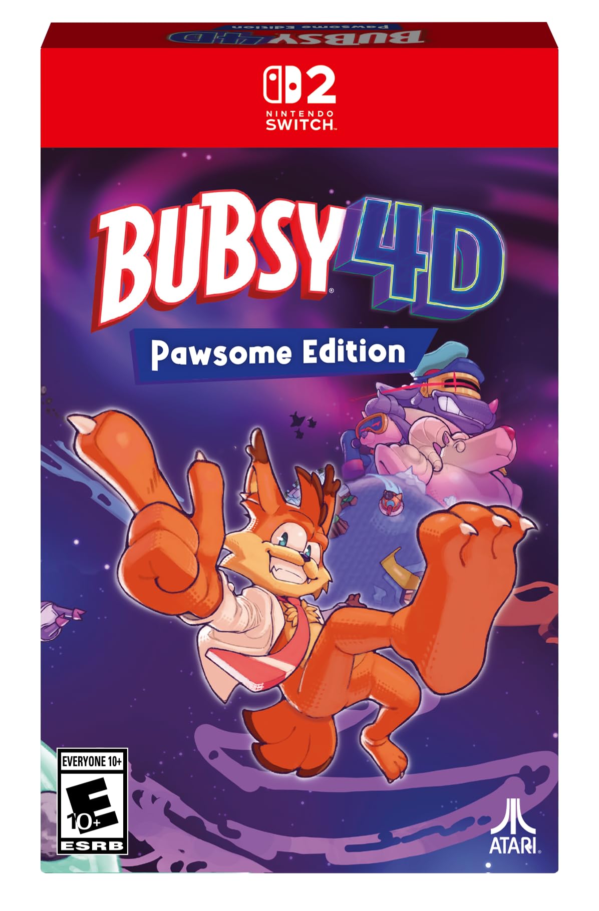 Bubsy 4D - Pawsome Edition - (NS2) Nintendo Switch 2 Video Games Atari