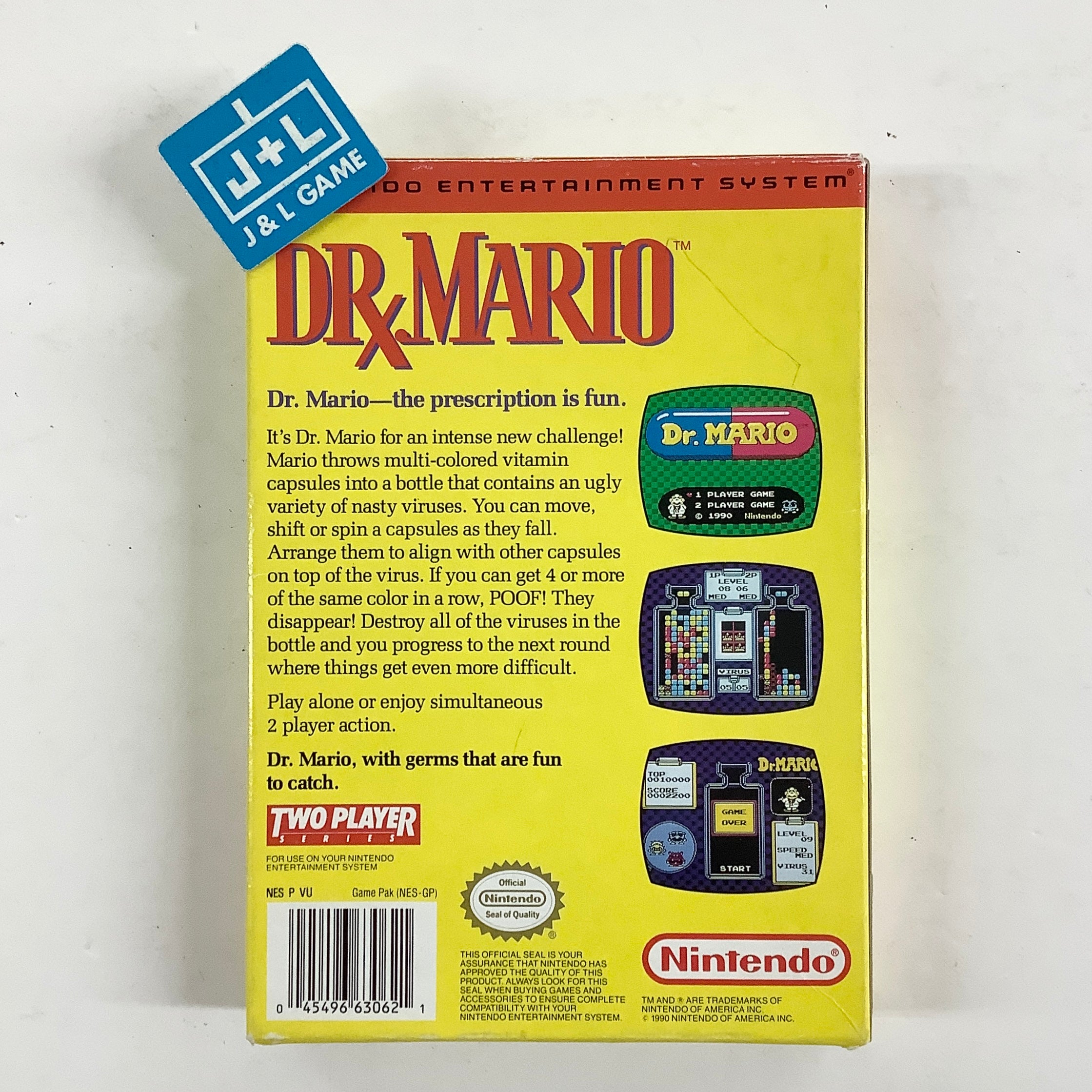 Dr. Mario - (NES) Nintendo Entertainment System [Pre-Owned] Video Games Nintendo