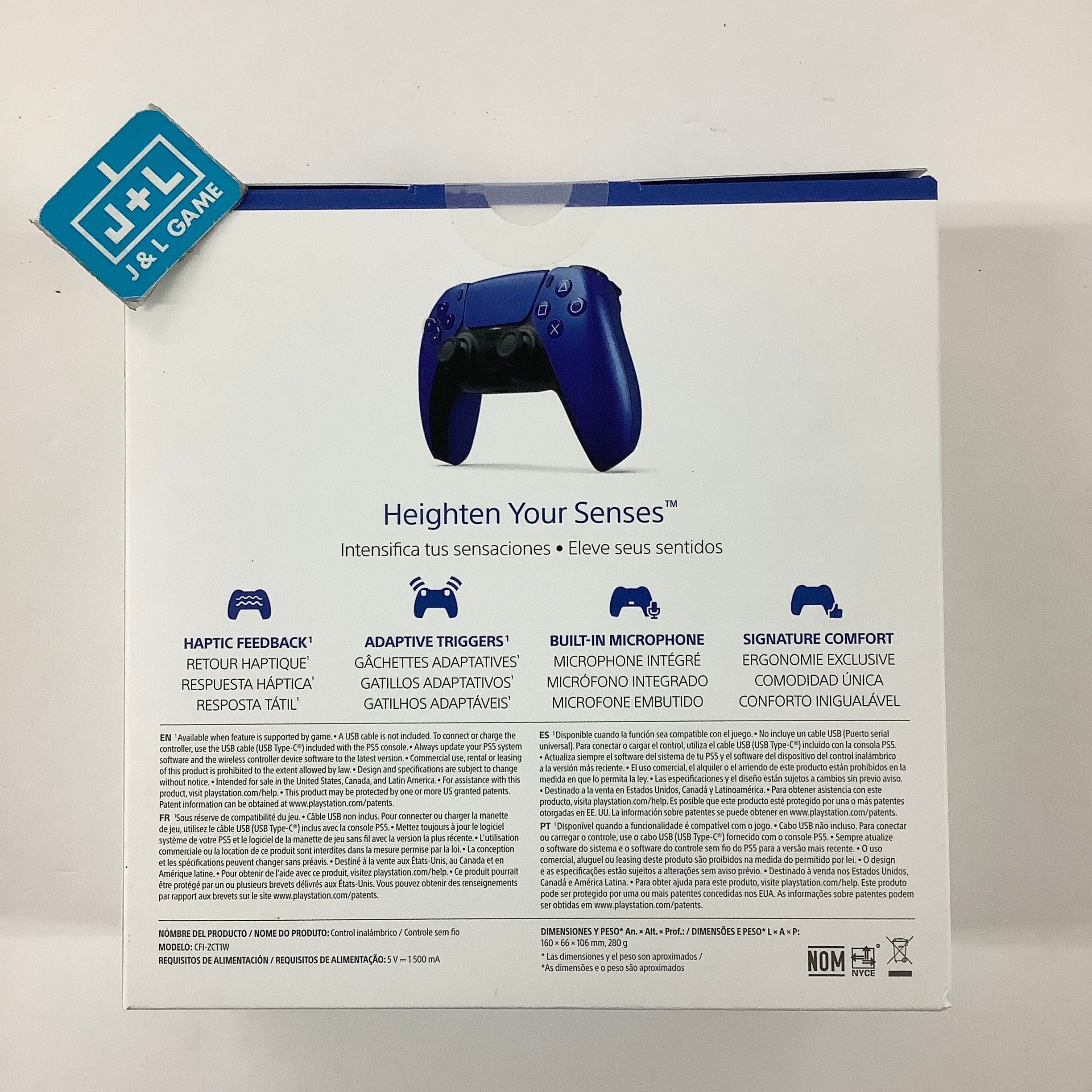 SONY PlayStation 5 DualSense Wireless Controller (Cobalt Blue) - (PS5) PlayStation 5 ACCESSORIES PlayStation