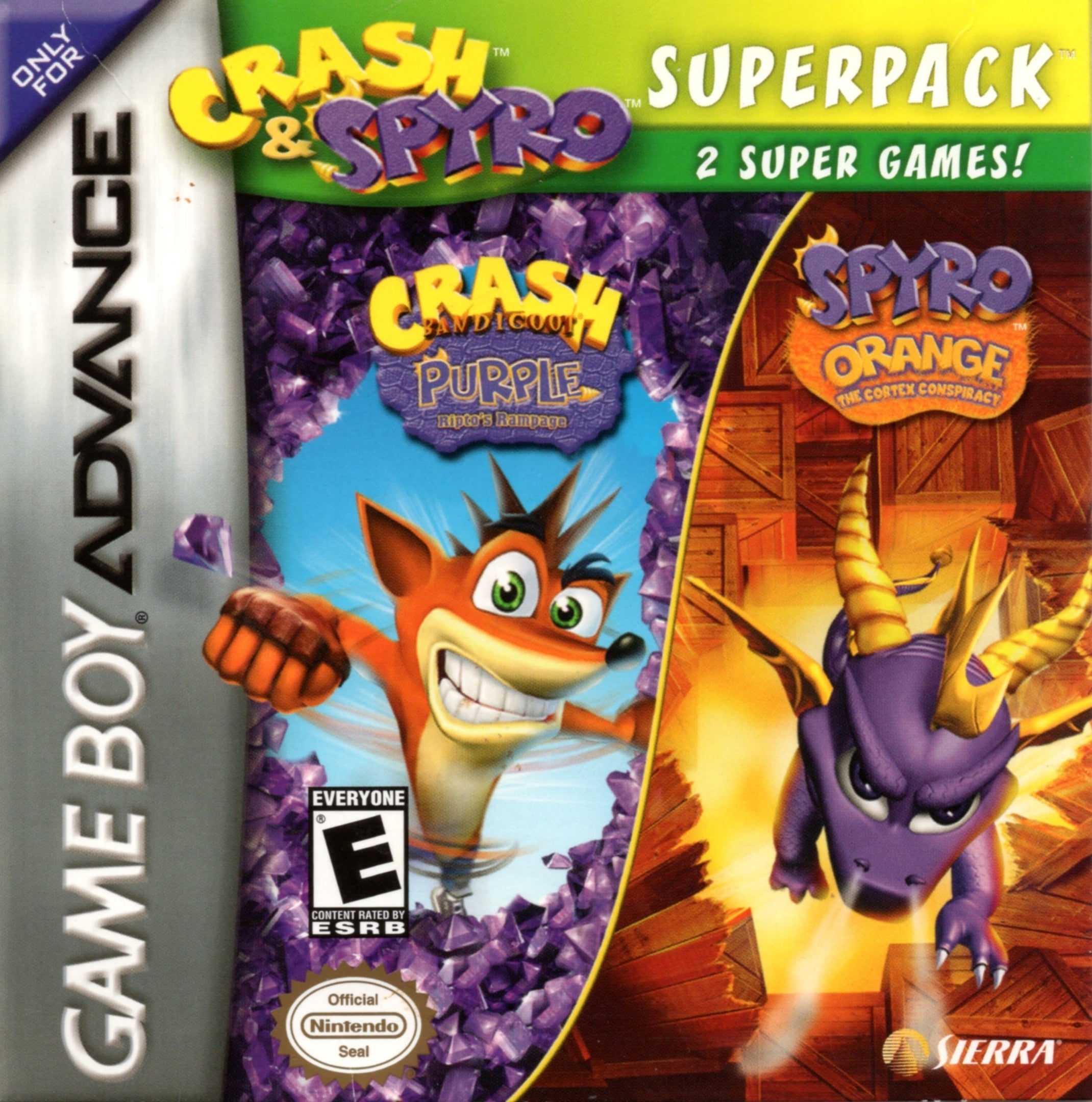 Crash & Spyro Superpack - (GBA) Game Boy Advance [Pre-Owned]