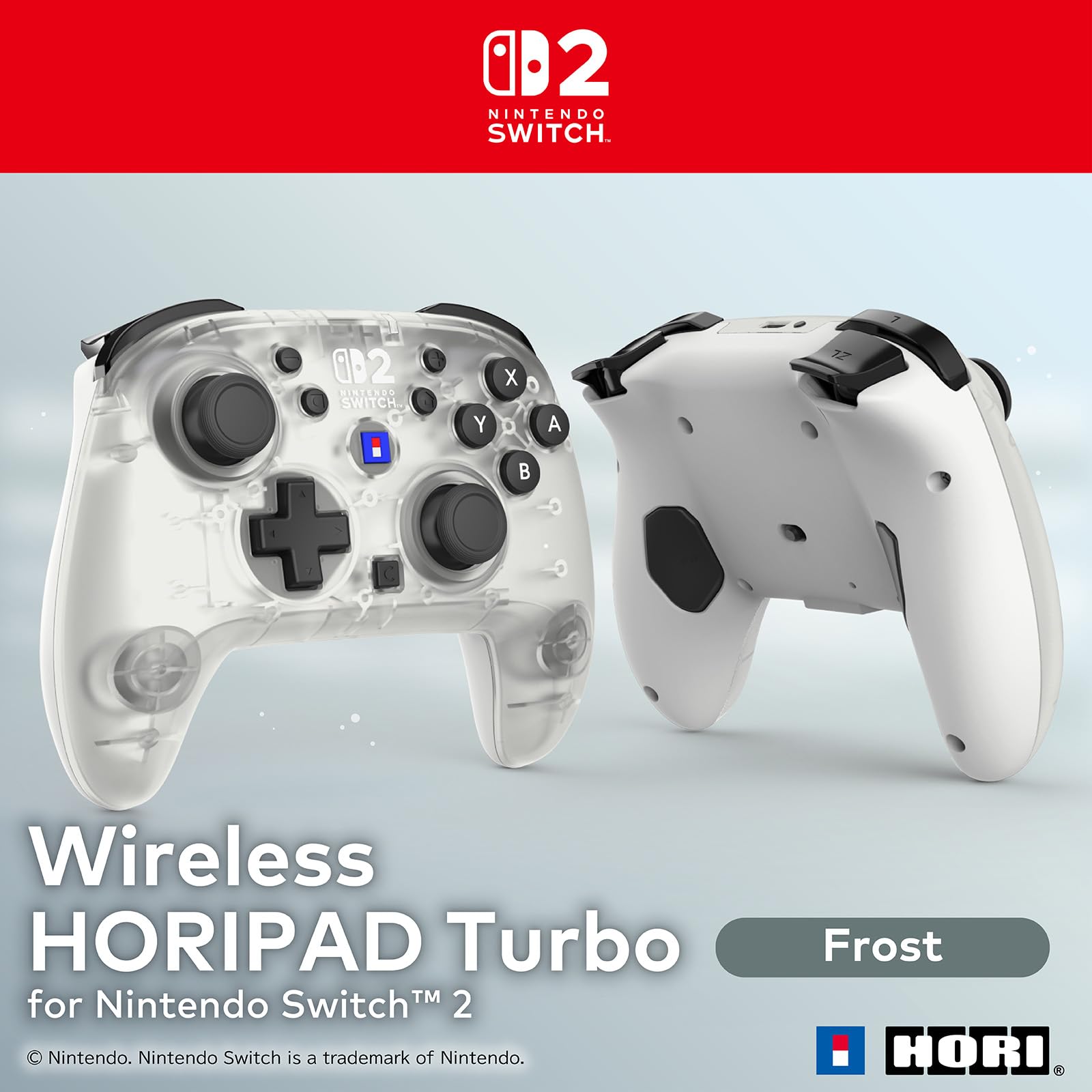 HORI Wireless HORIPAD Turbo (Frost) - (NS2) Nintendo Switch 2 ACCESSORIES HORI