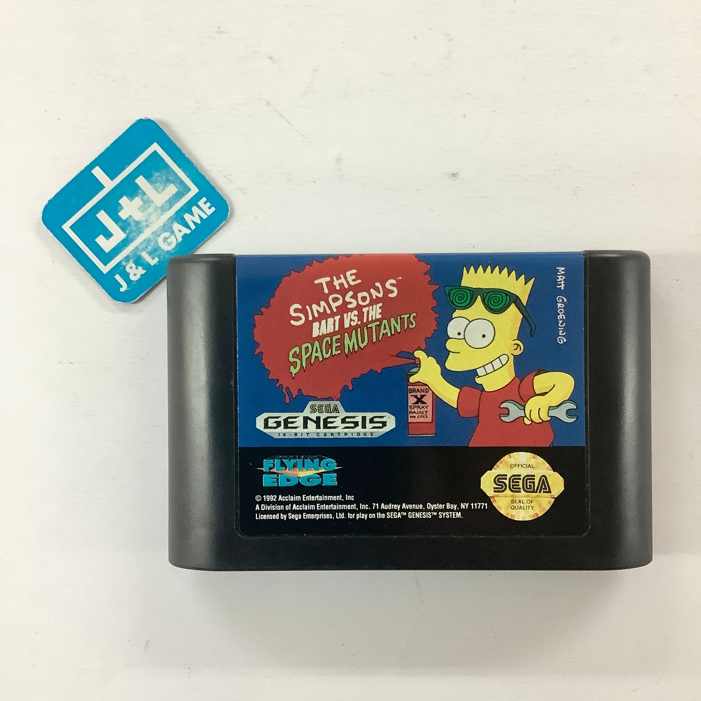 The Simpsons: Bart vs. the Space Mutants - (SG) SEGA Genesis  [Pre-Owned] Video Games Flying Edge   