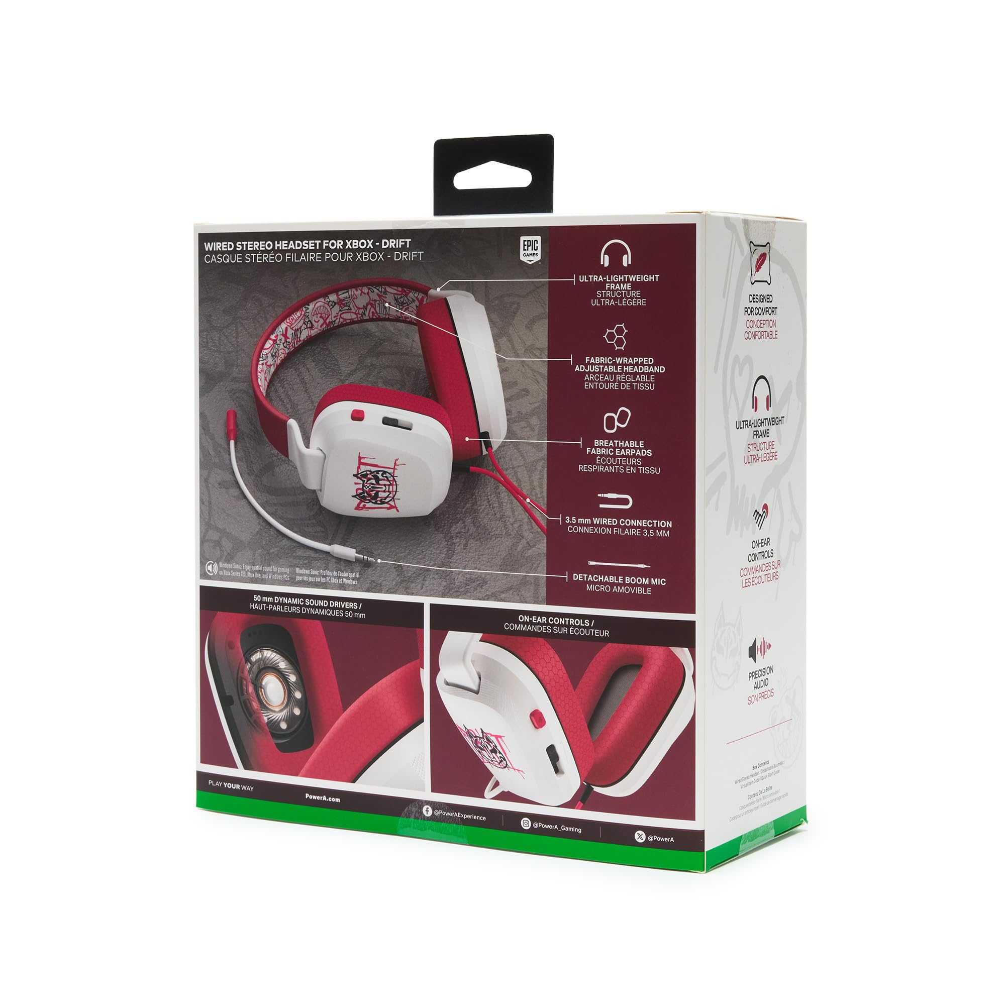 PowerA Wired Stereo Headset ( Fortnite: Drif) - (XSX) Xbox Series X|S ACCESSORIES PowerA