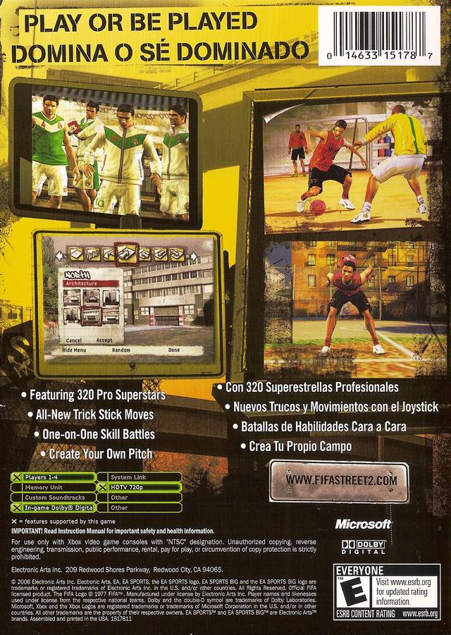 FIFA Street 2 - (XB) Xbox Video Games EA Sports Big   