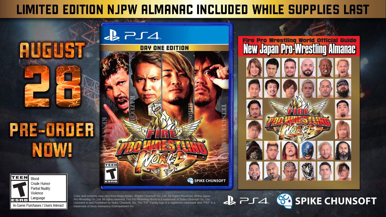 Fire Pro Wrestling World (Day One Edition) - (PS4) PlayStation 4 [Pre-Owned]