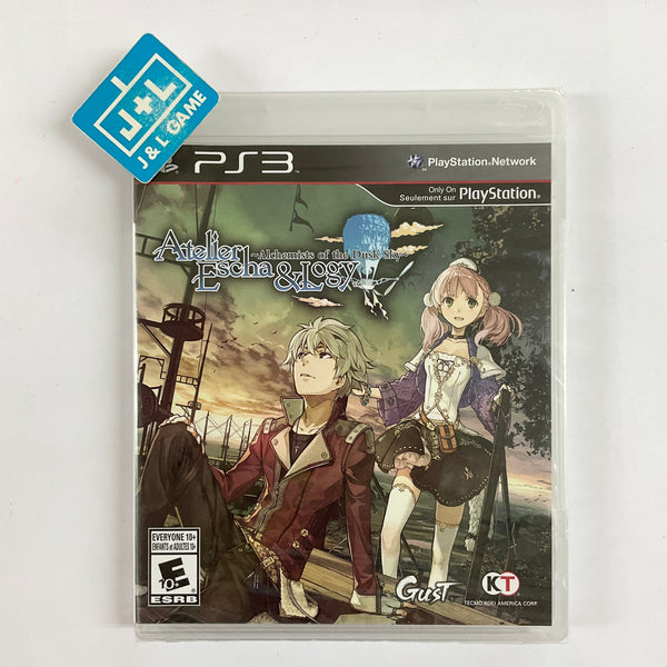 Jeu PS3 Atelier Escha & Logy Alchemists Of Dusk Sky - Version Très Bon état, Boîte Et Notice Incluses