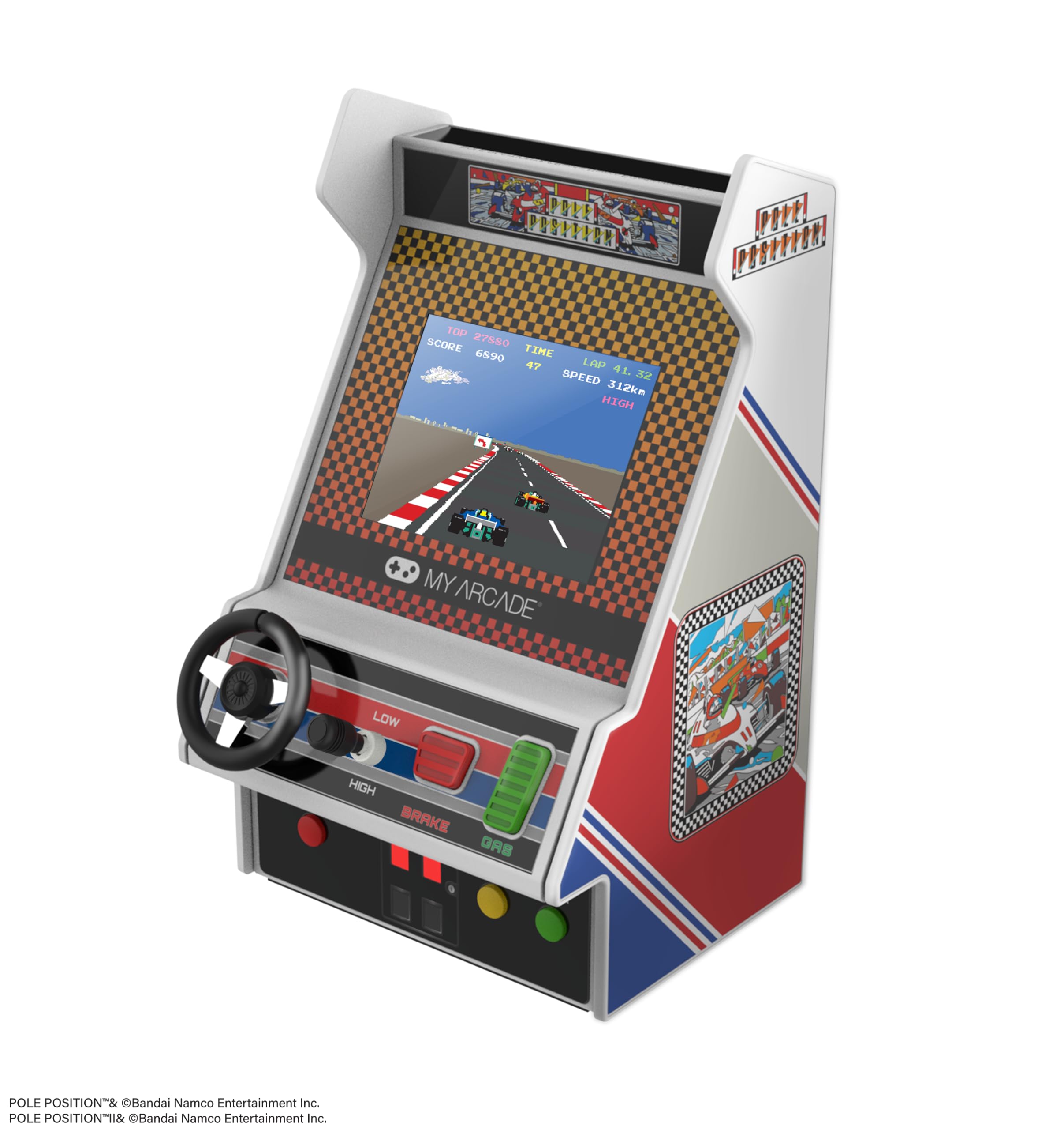 My Arcade Racing Player: Retro Mini Arcade Game Console with 2 Games - Toys CONSOLE My Arcade