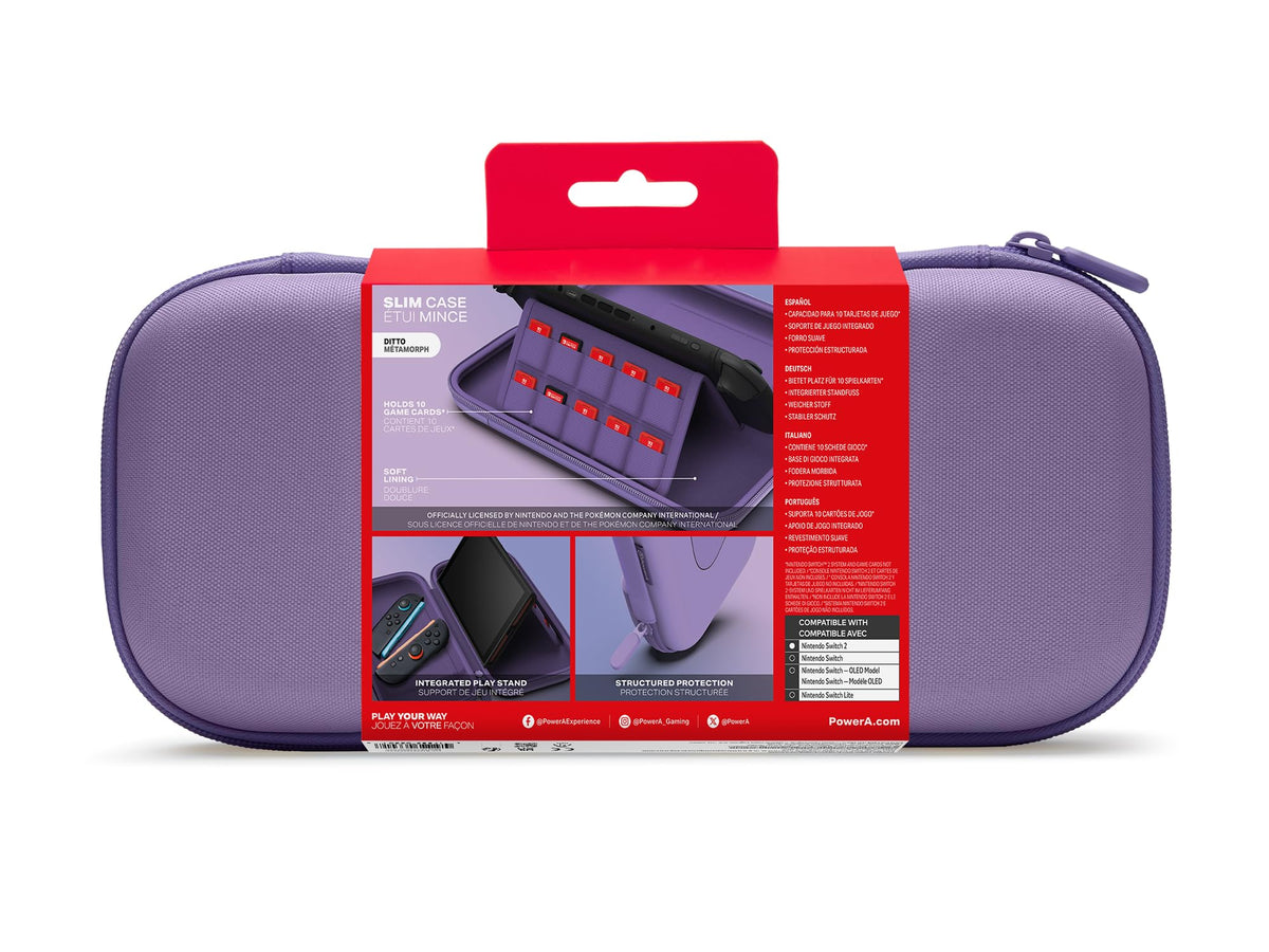 PowerA Slim Case for Nintendo Switch 2 - Pokemon: Ditto GAMING_EQUIPMENT_ENCLOSURE PowerA