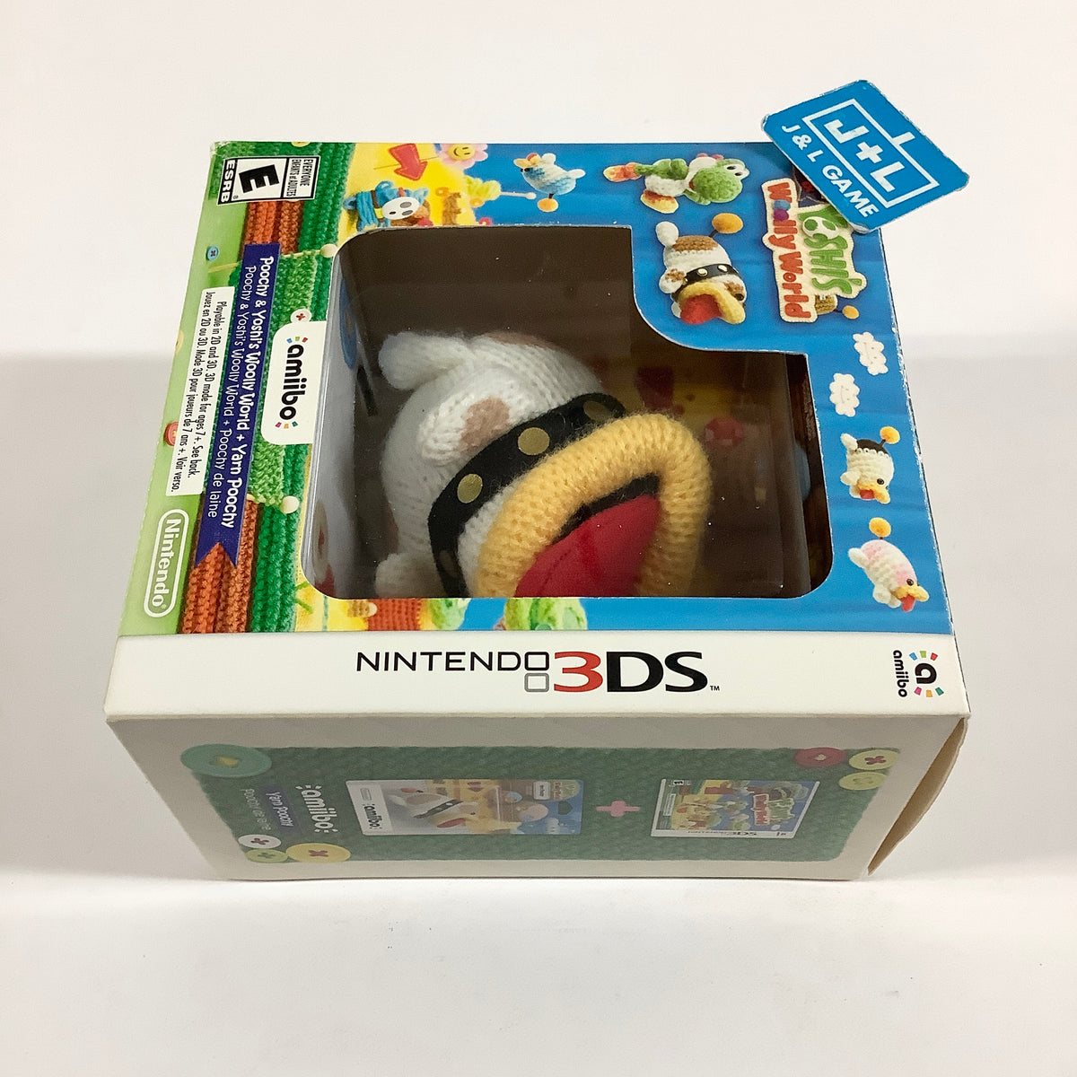 Poochy & Yoshi's Woolly World + Yarn Yoshi amiibo - Nintendo 3DS [Pre-Owned]