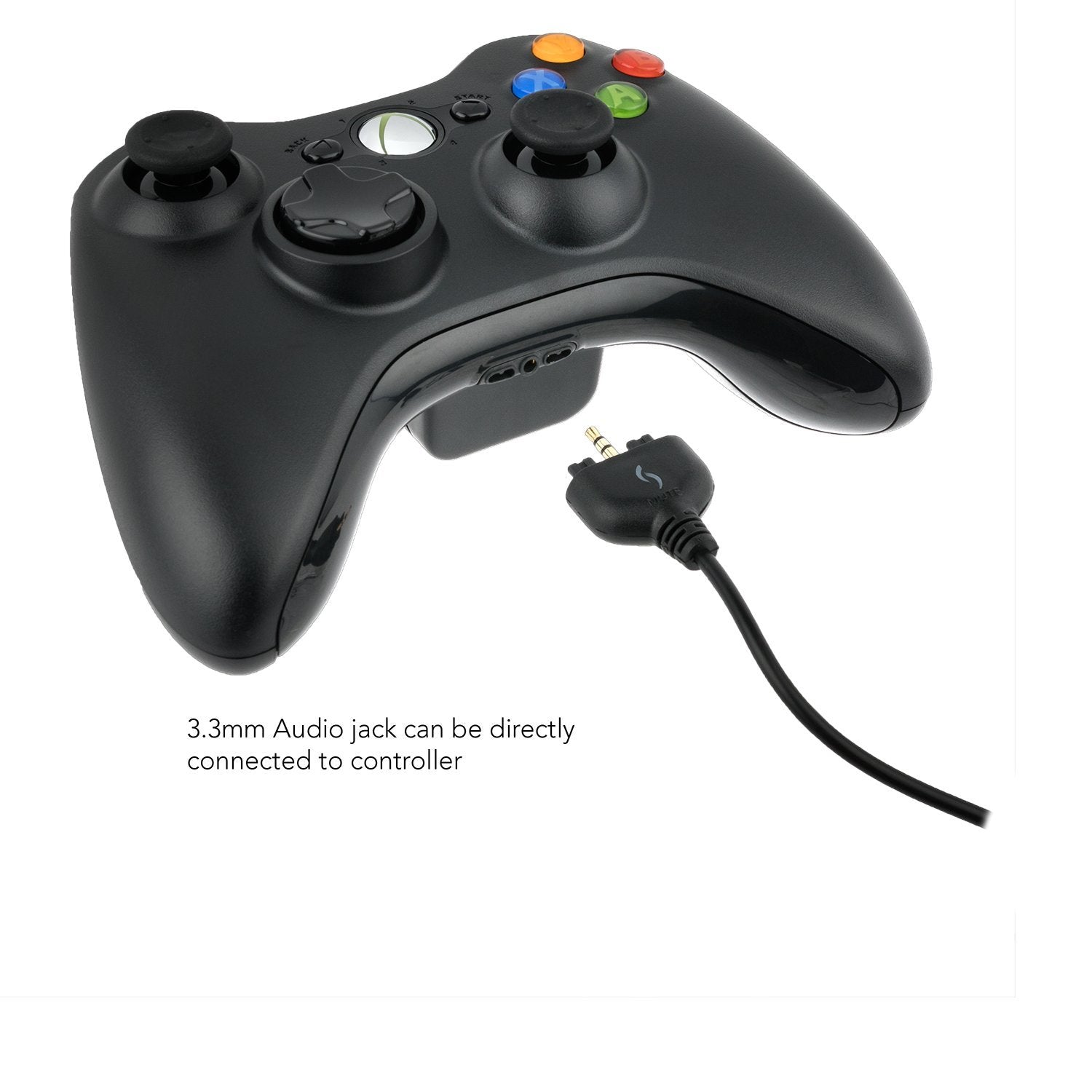 PDP Xbox 360 Afterglow Wired Communicator (Blue) - Xbox 360 Accessories PDP   