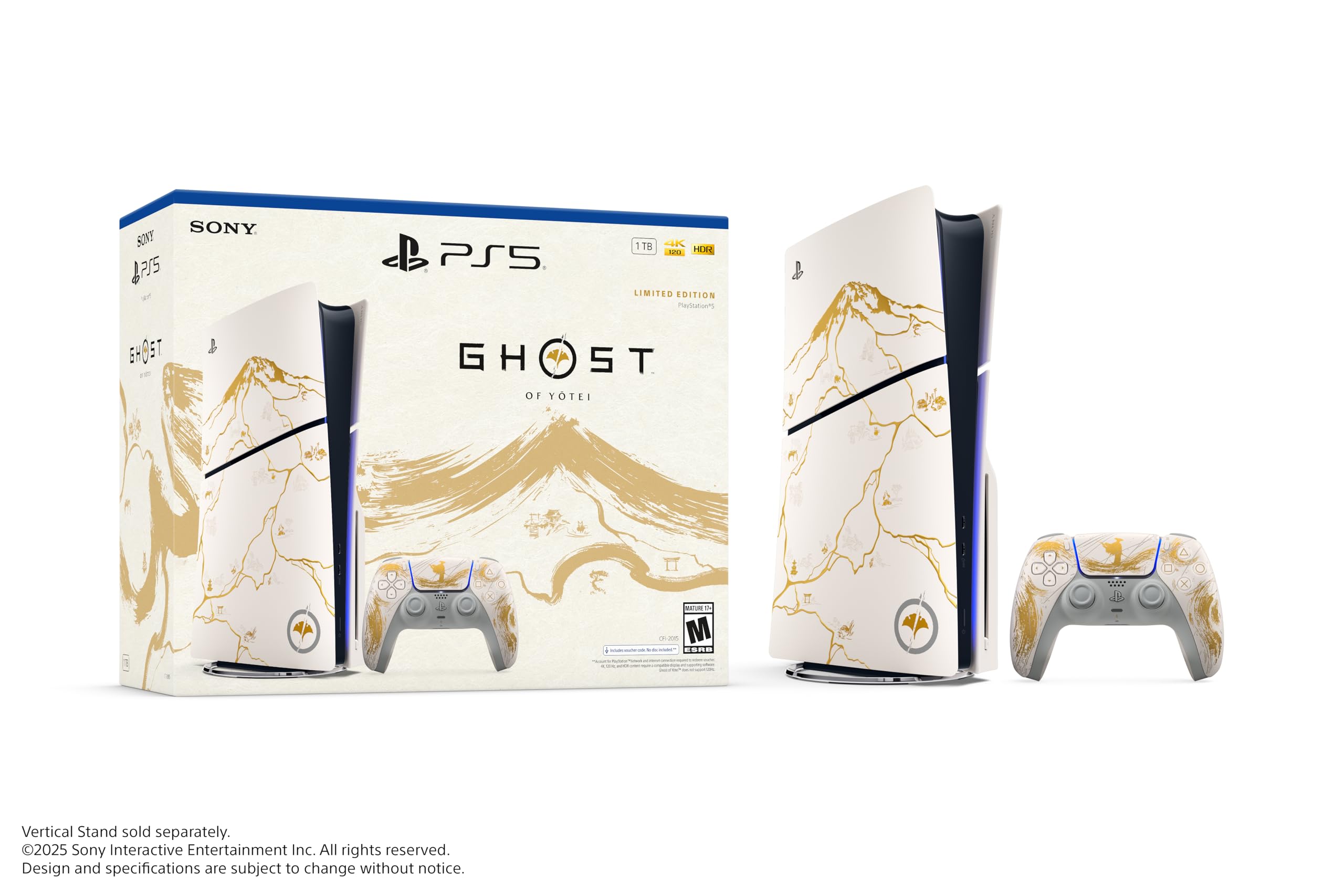 SONY PlayStation 5 Console Disc Edition (Ghost of Yotei) (Model CFI-2015) - (PS5) PlayStation 5