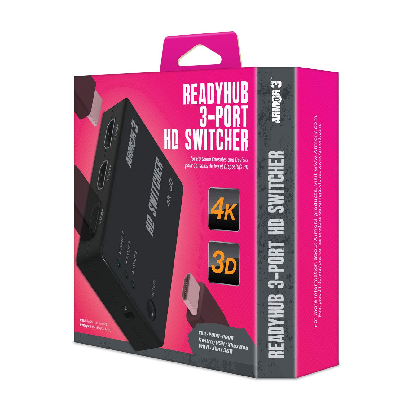 Hyperkin Armor 3 ReadyHub 3-Port HD Switcher