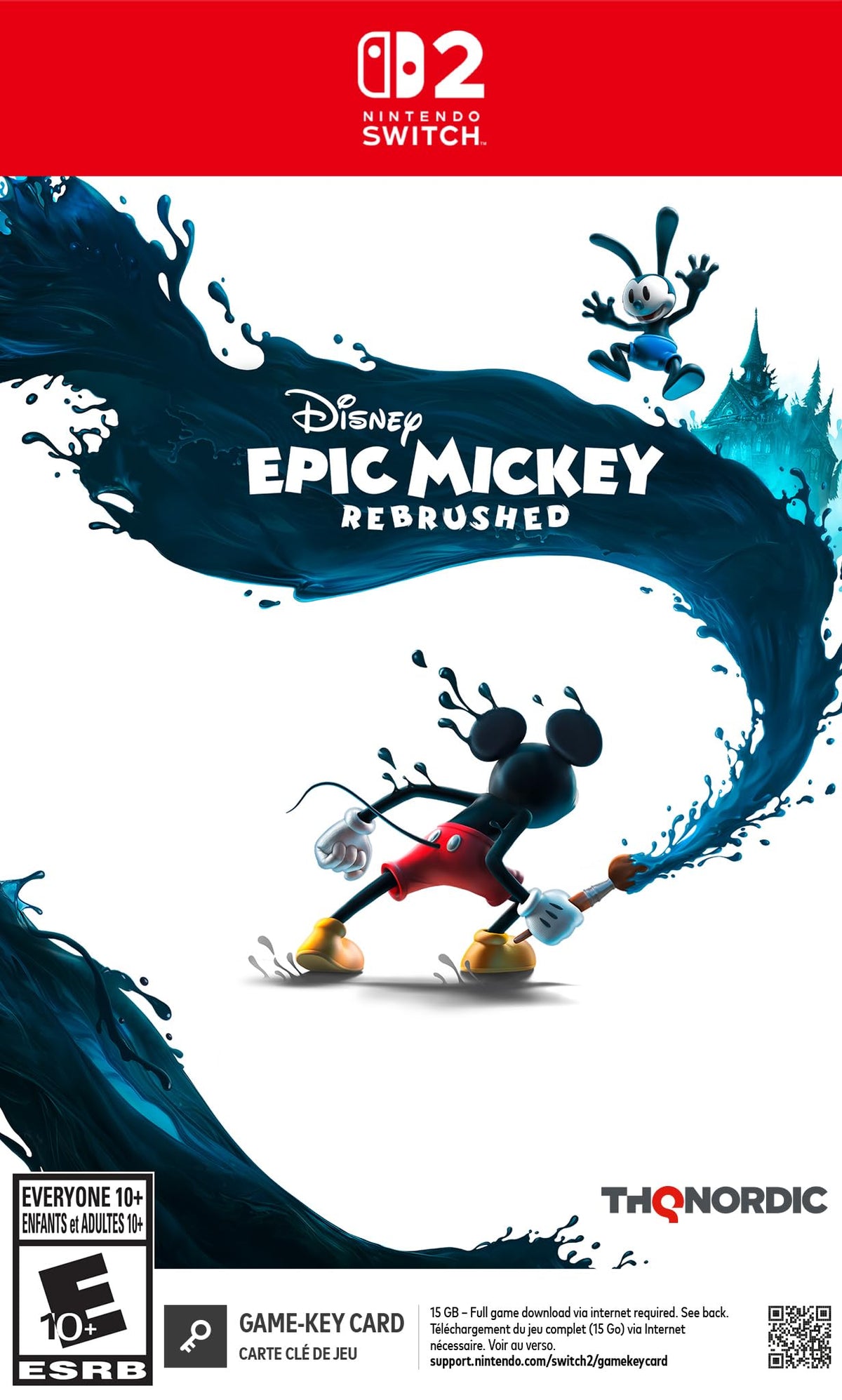 Disney Epic Mickey: Rebrushed - (NS2) Nintendo Switch 2 Video Games THQ Nordic
