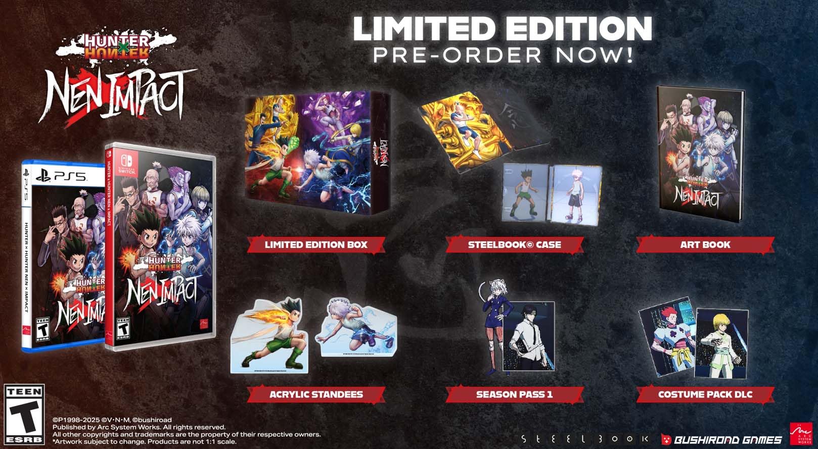 Hunter x Hunter: Nen x Impact (Limited Edition) - (PS5) PlayStation 5 Video Games KT