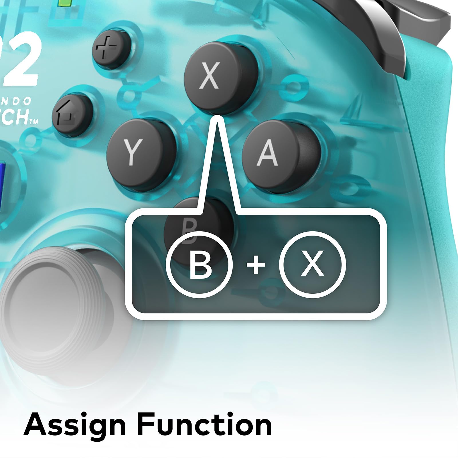 HORI Wireless HORIPAD Turbo (Aqua) - (NS2) Nintendo Switch 2 ACCESSORIES HORI