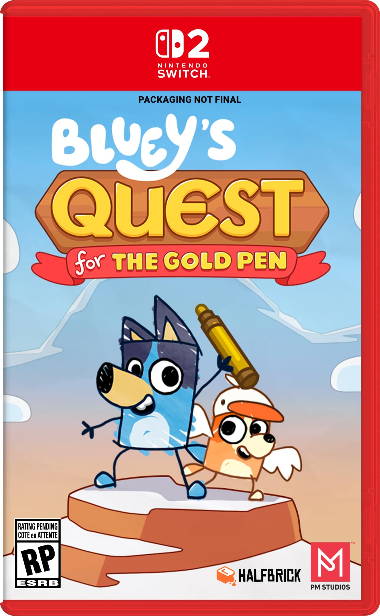 Bluey's Quest for The Gold Pen - (NS2) Nintendo Switch 2 Video Games PM Studios