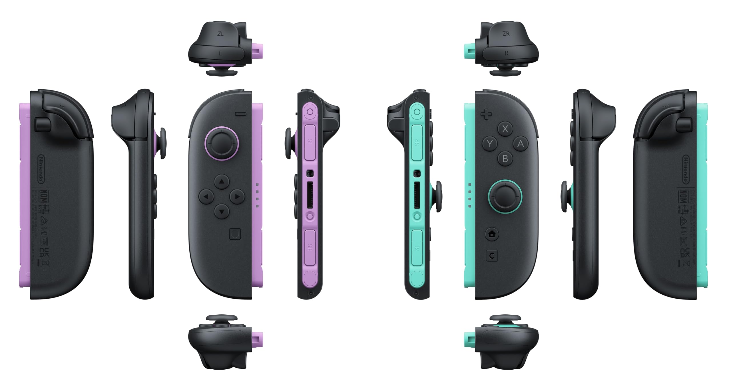 Nintendo Switch Joy-Con 2 (L)/(R) (Light Purple/Light Green) - (NS2) Nintendo Switch 2 ACCESSORIES Nintendo