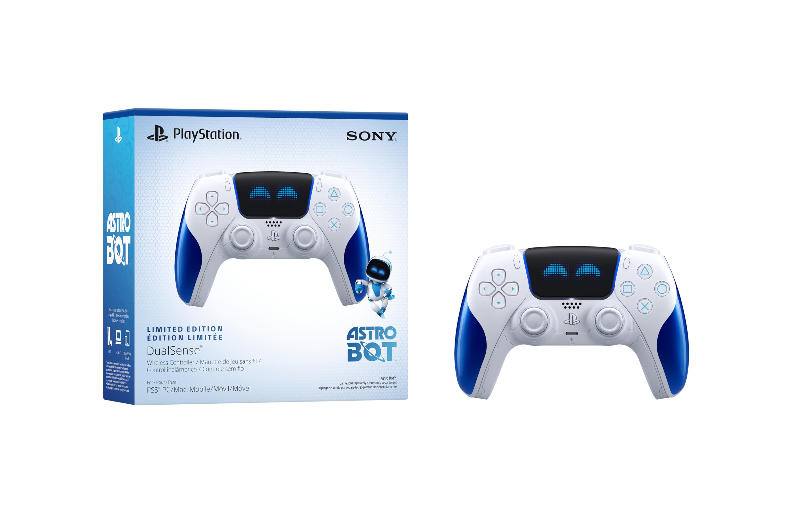 SONY PlayStation 5 DualSense Wireless Controller (Astro Bot Limited Edition Version 2) - (PS5) PlayStation 5 ACCESSORIES PlayStation