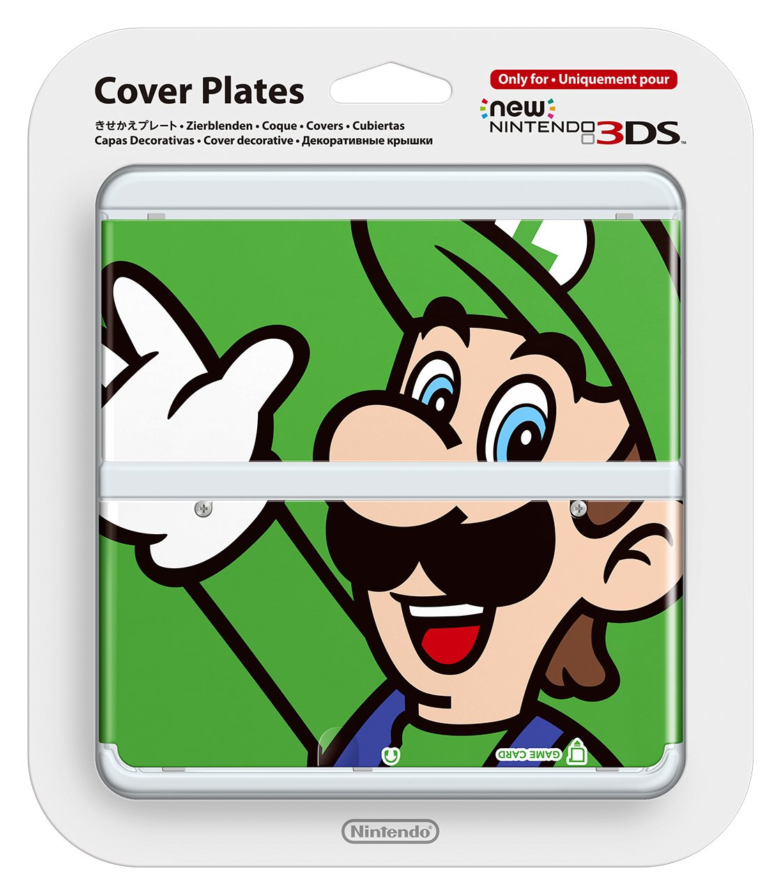 New Nintendo 3DS Cover Plates No.002 (Luigi) - New Nintendo 3DS (Japanese Import)