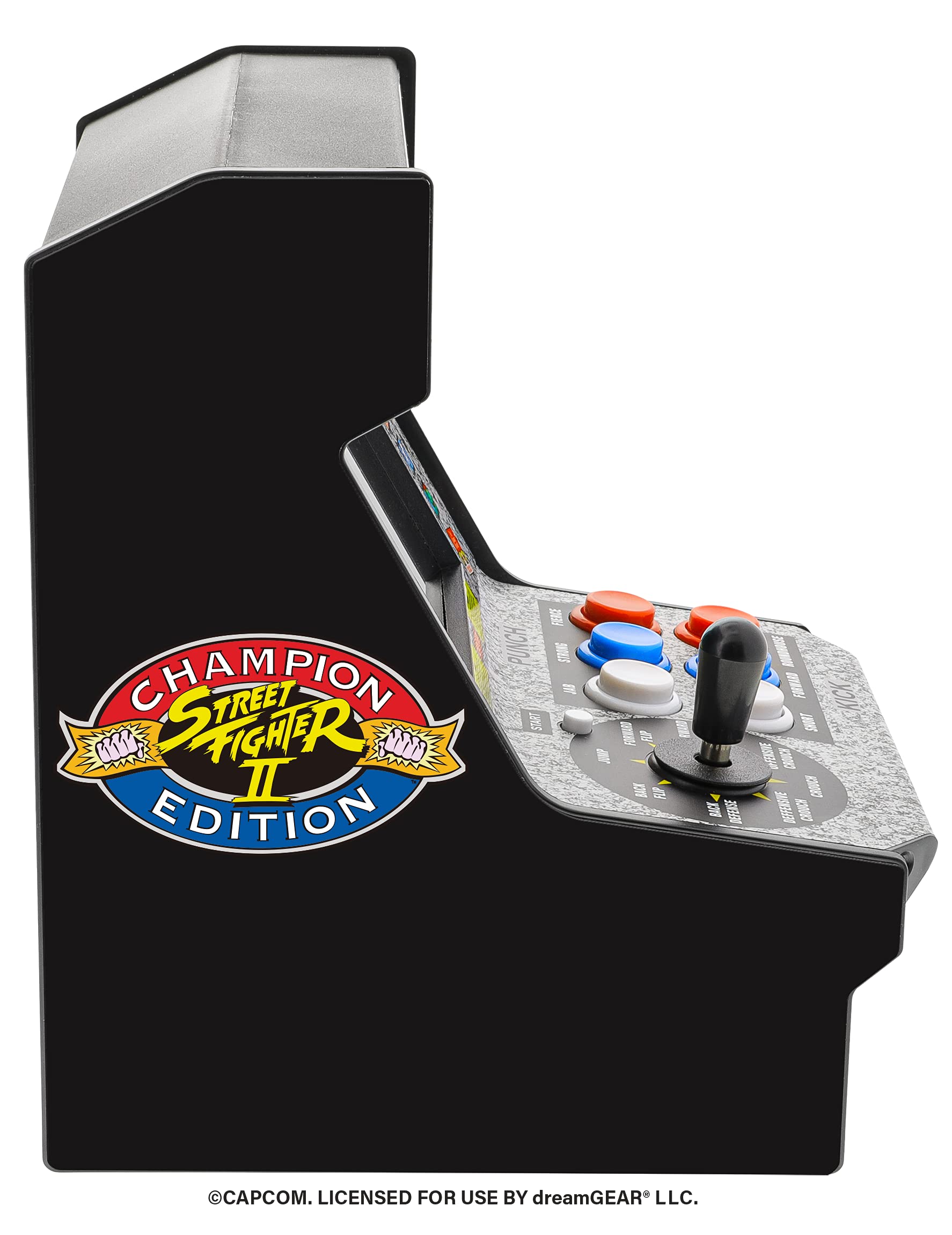 My Arcade Street Fighter 2 Champion Edition Video Game: Mini Arcade Machine, Arcade Version Toy My Arcade