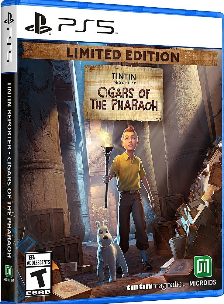 Tintin Reporter: Cigars of the Pharaoh (SteelBook) - (PS5) PlayStation 5 [Pre-Owned] Video Games MICROÏDS