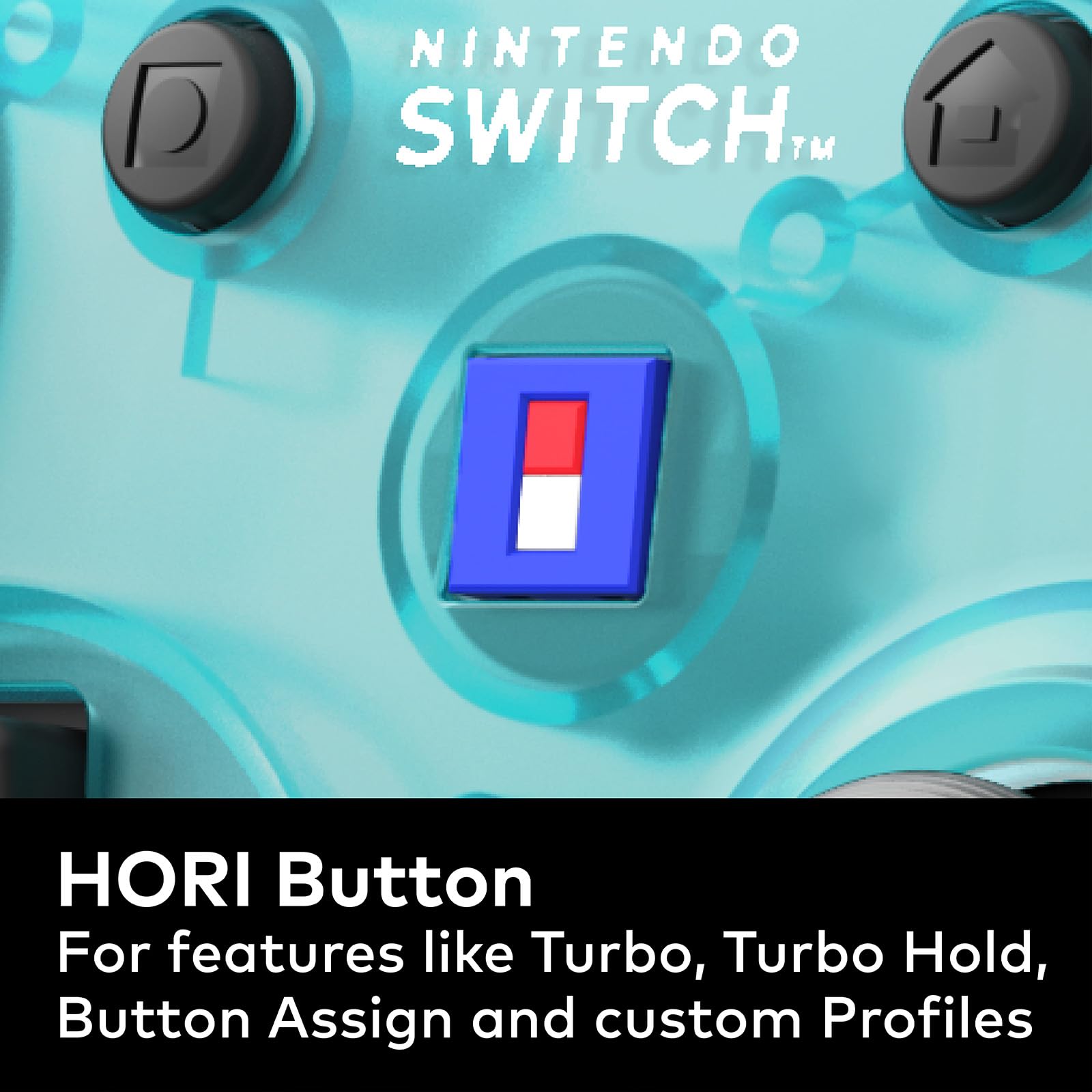 HORI Wireless HORIPAD Turbo (Aqua) - (NS2) Nintendo Switch 2 ACCESSORIES HORI