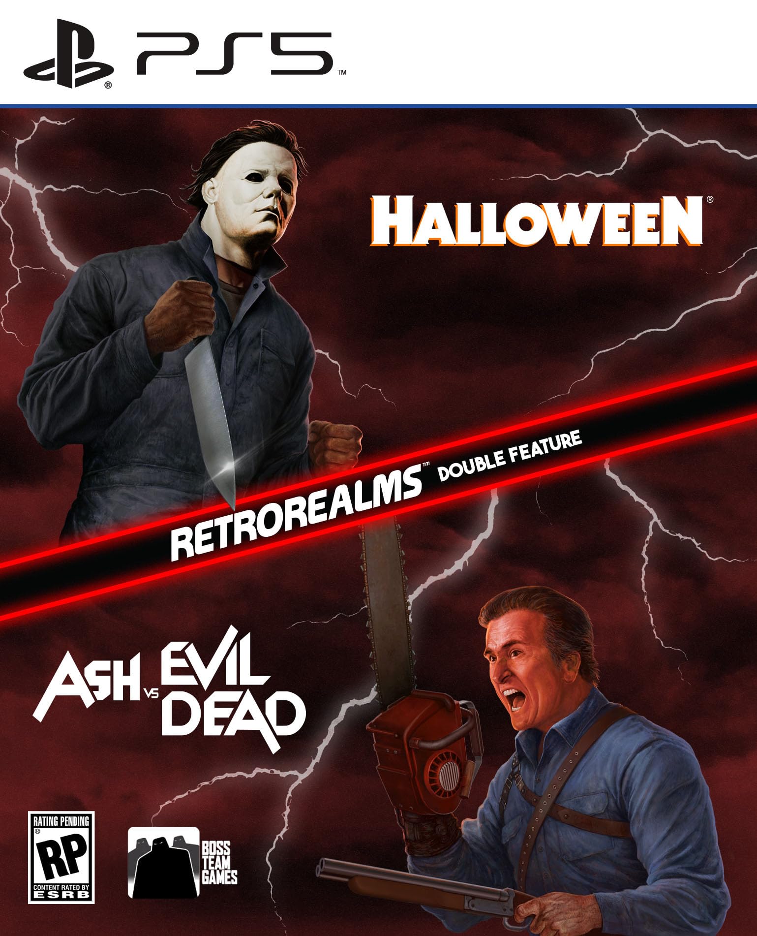 Halloween and Ash vs Evil Dead RetroRealms Double Feature - (PS5) PlayStation 5 Video Games Nighthawk Interactive   
