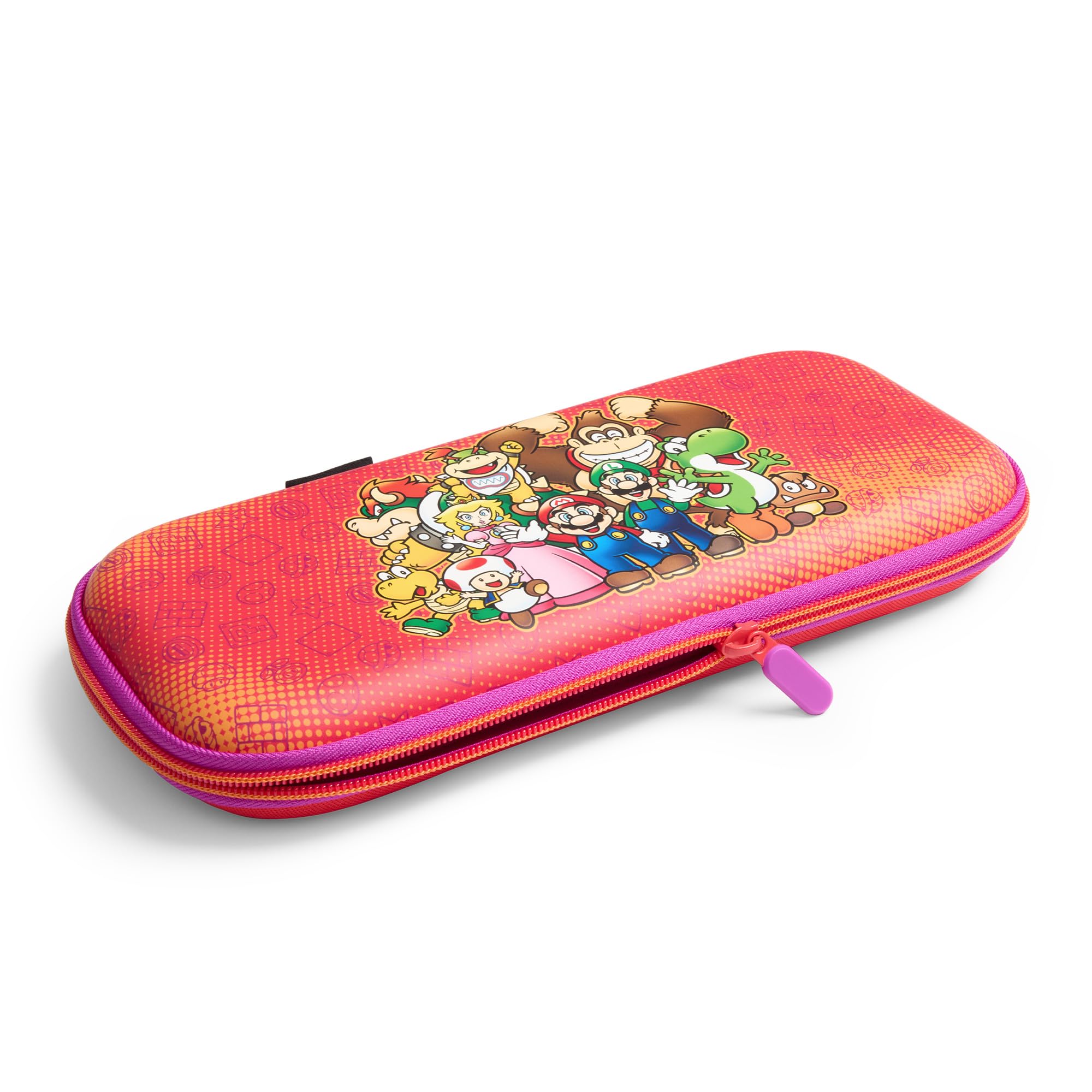 PowerA Slim Case Protective Case, Holds 10 Game Cards, Padded Screen Protector, Built-in Play Stand (Mario and Friends) - (NS2) Nintendo Switch 2