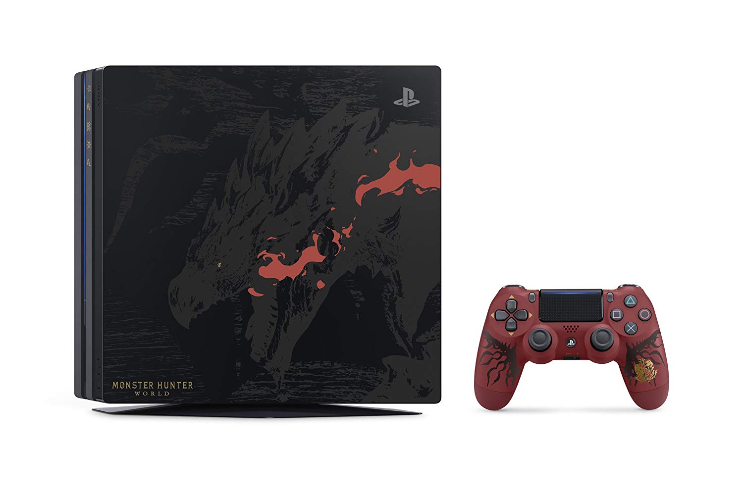 Sony PlayStation 4 Pro Monster Hunter: World Liolaeus (Rathalos) Edition - (PS4) Playstation 4 [Pre-Owned] Consoles Sony   