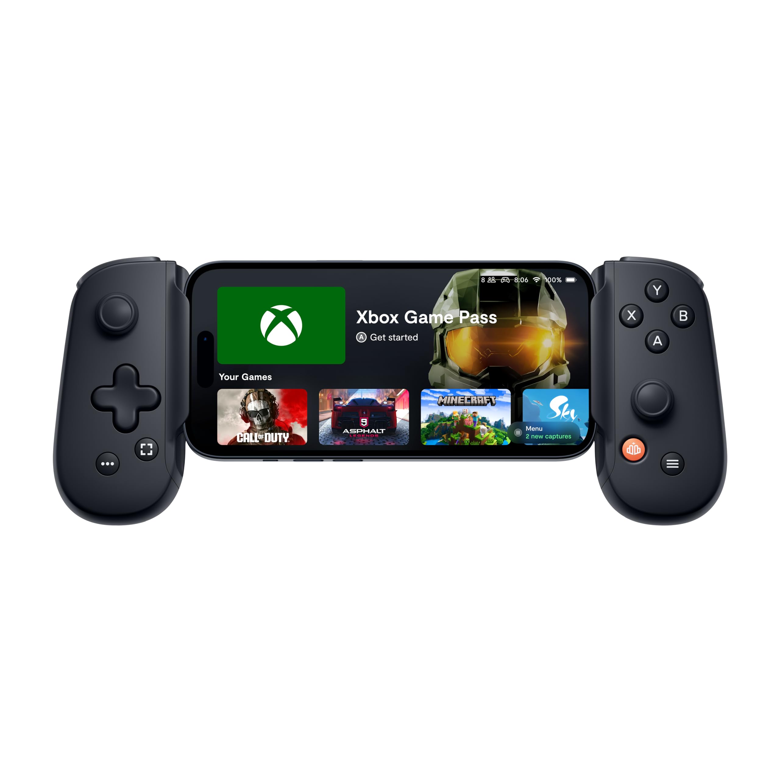 BACKBONE One Mobile Gaming Controller for iPhone (Lighting Black) - Mobile Video Games BACKBONE