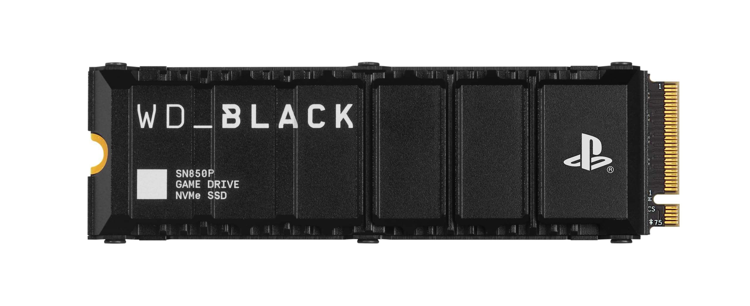 WD_BLACK 2TB SN850P NVMe M.2 SSD Solid State Drive with Heatsink up to 7,300MB/s - WDBBYV0020BNC-WRSN - (PS5) PlayStation 5 Accessories WD_BLACK