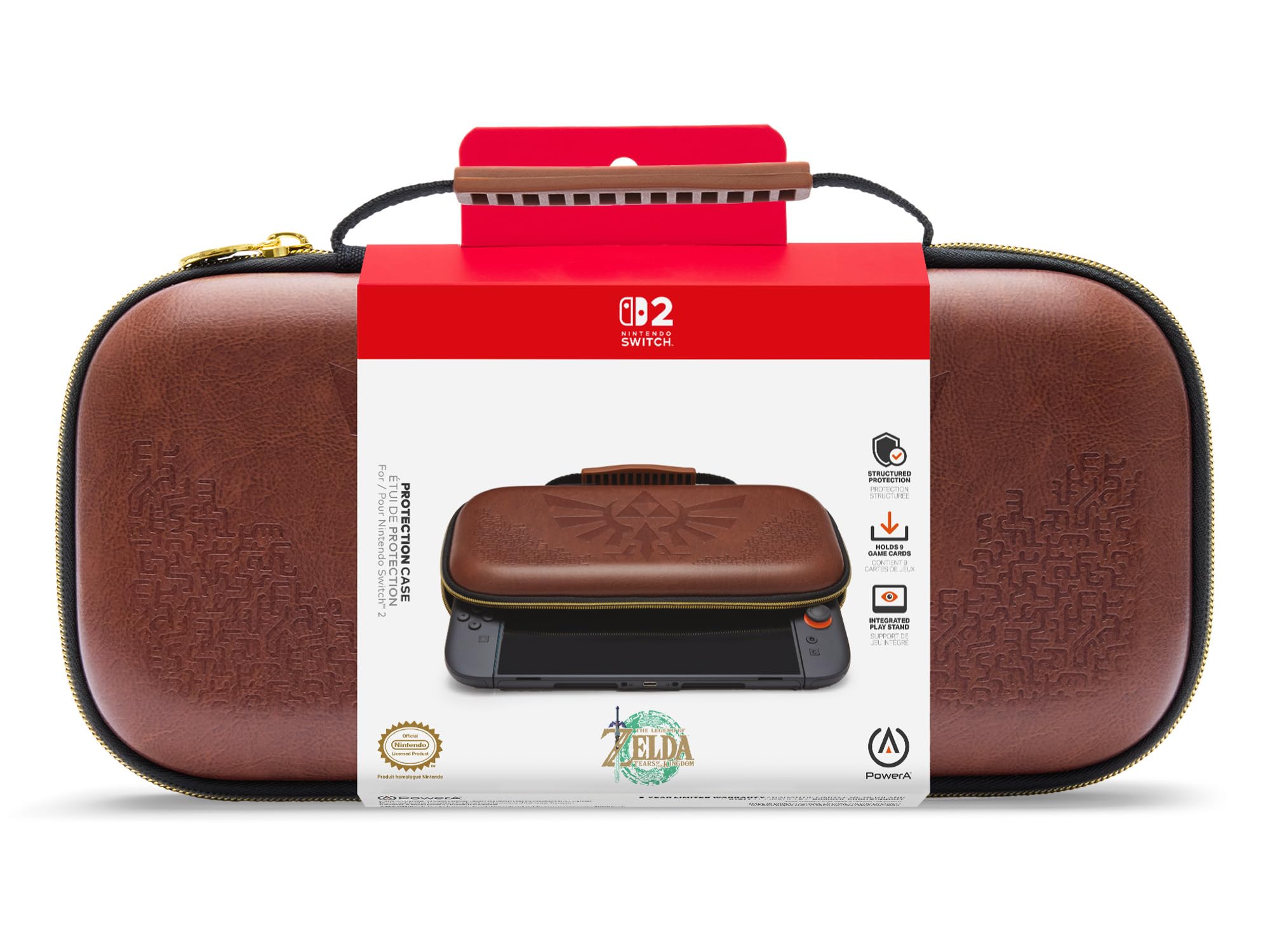PowerA Protection Case (Hyrule Crest) - (NS2) Nintendo Switch 2 ACCESSORIES PowerA