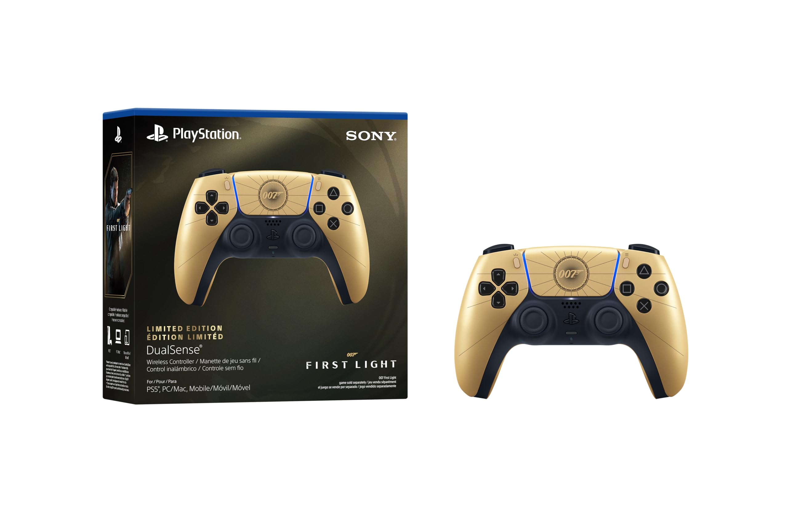 SONY PlayStation 5 DualSense Wireless Controller (007 First Light Limited Edition) - (PS5) PlayStation 5