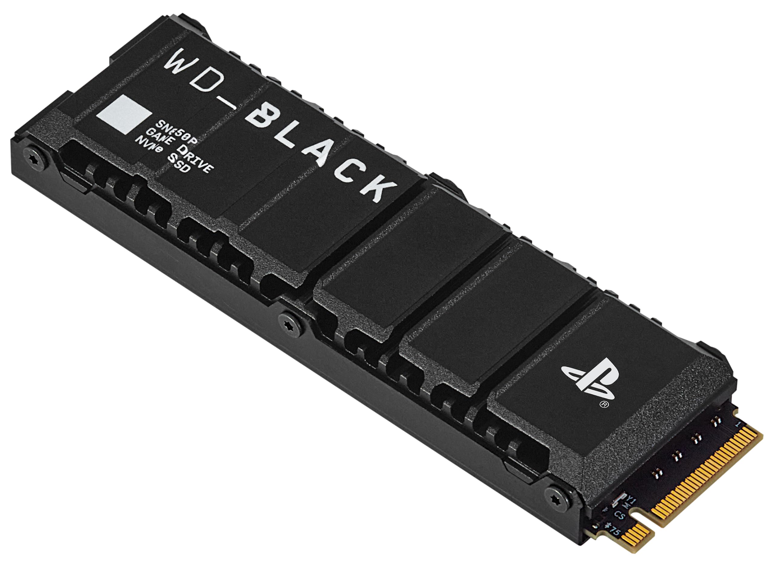 WD_BLACK 4TB SN850P NVMe SSD Solid State Drive with Heatsink Up to 7,300 MB/s - WDBBYV0040BNC - (PS5) PlayStation 5 ACCESSORIES WD_BLACK