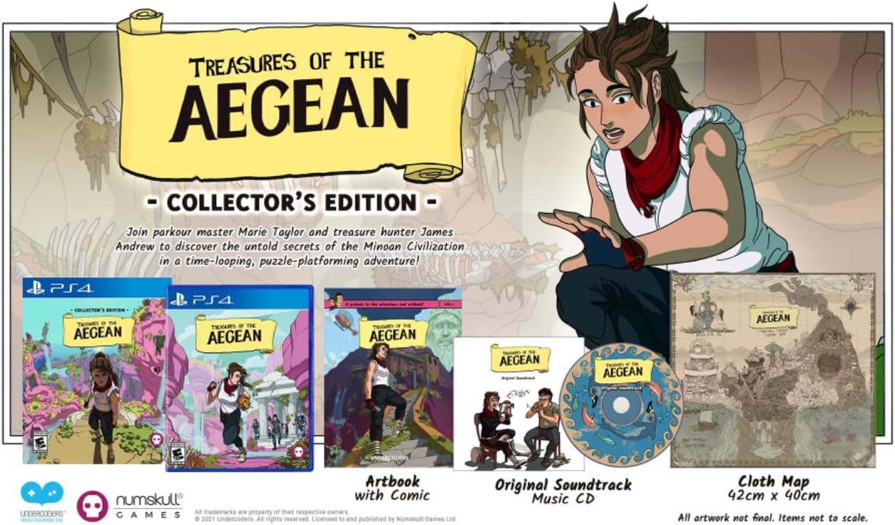 Treasures of the Aegean (Collector's Edition) - (PS4) PlayStation 4 [Pre-Owned] Video Games Numskull Games   